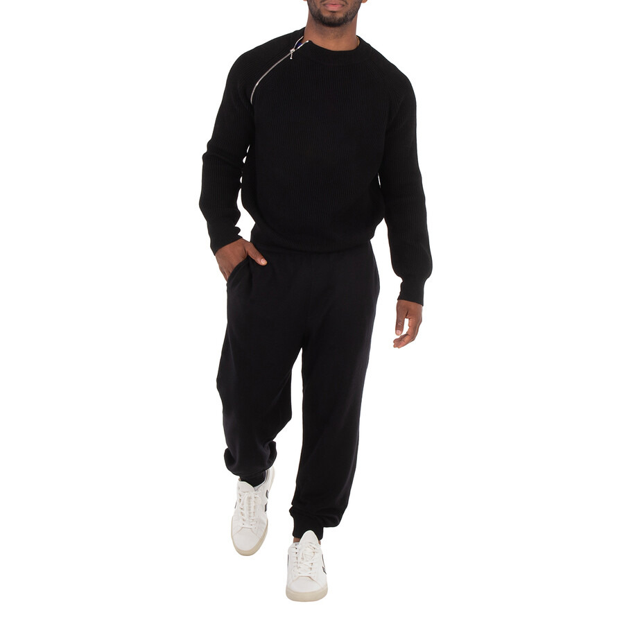 Burberry Tapered Leg Wool Track Pants - 4