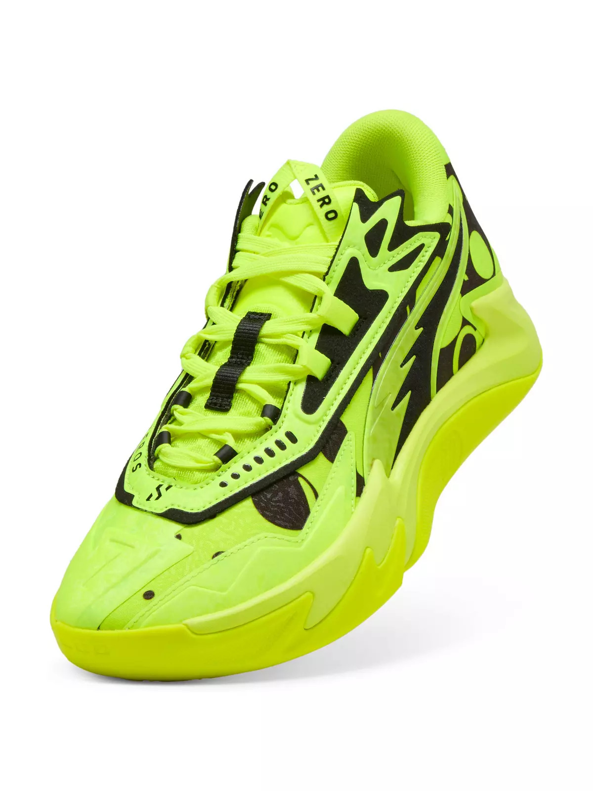 PUMA Scoot Zeros II "Yellow Alert/PUMA Black" Men's Basketball Shoe - 5