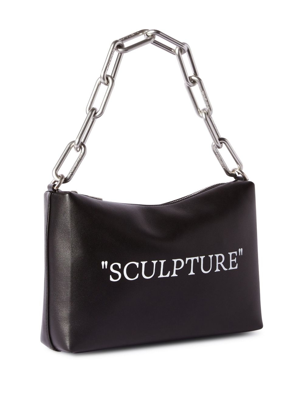 Block Pouch Quote clutch bag - 4