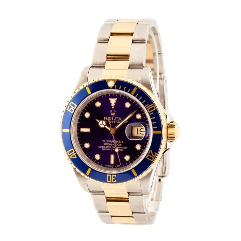 Men's Rolex Submariner 16613 Two Tone - 2