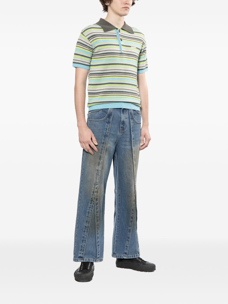 Andersson Bell layered wide-leg jeans outlook