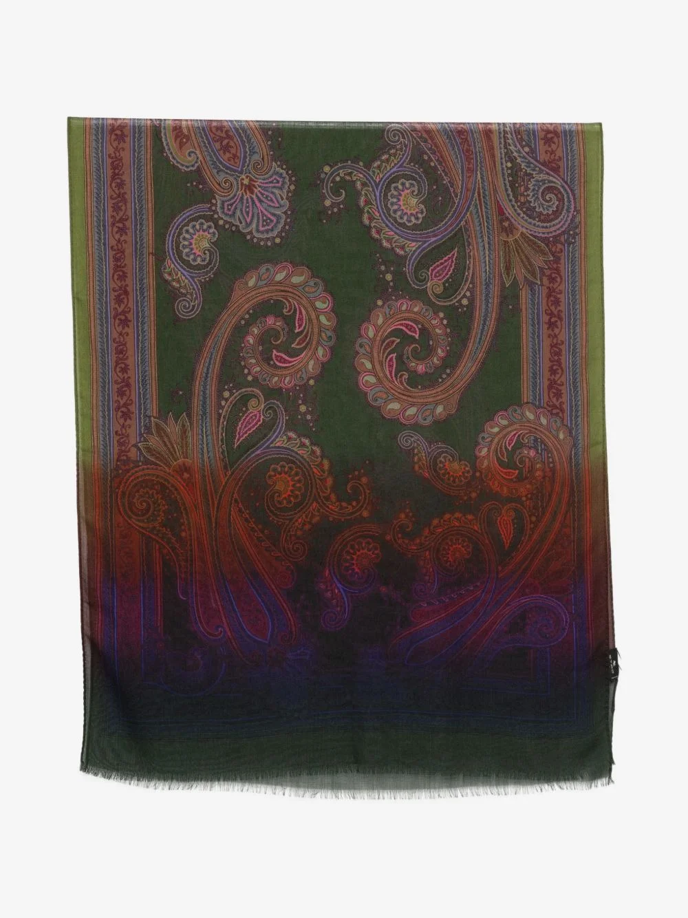 paisley-print scarf - 1