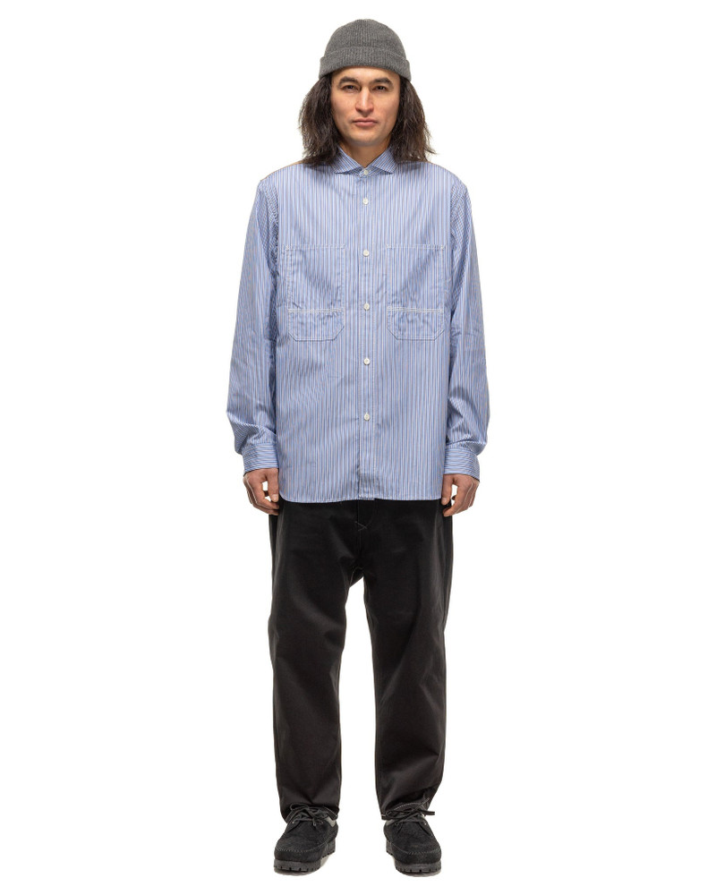 Junya Watanabe MAN Cotton Stripe Shirt Sax outlook