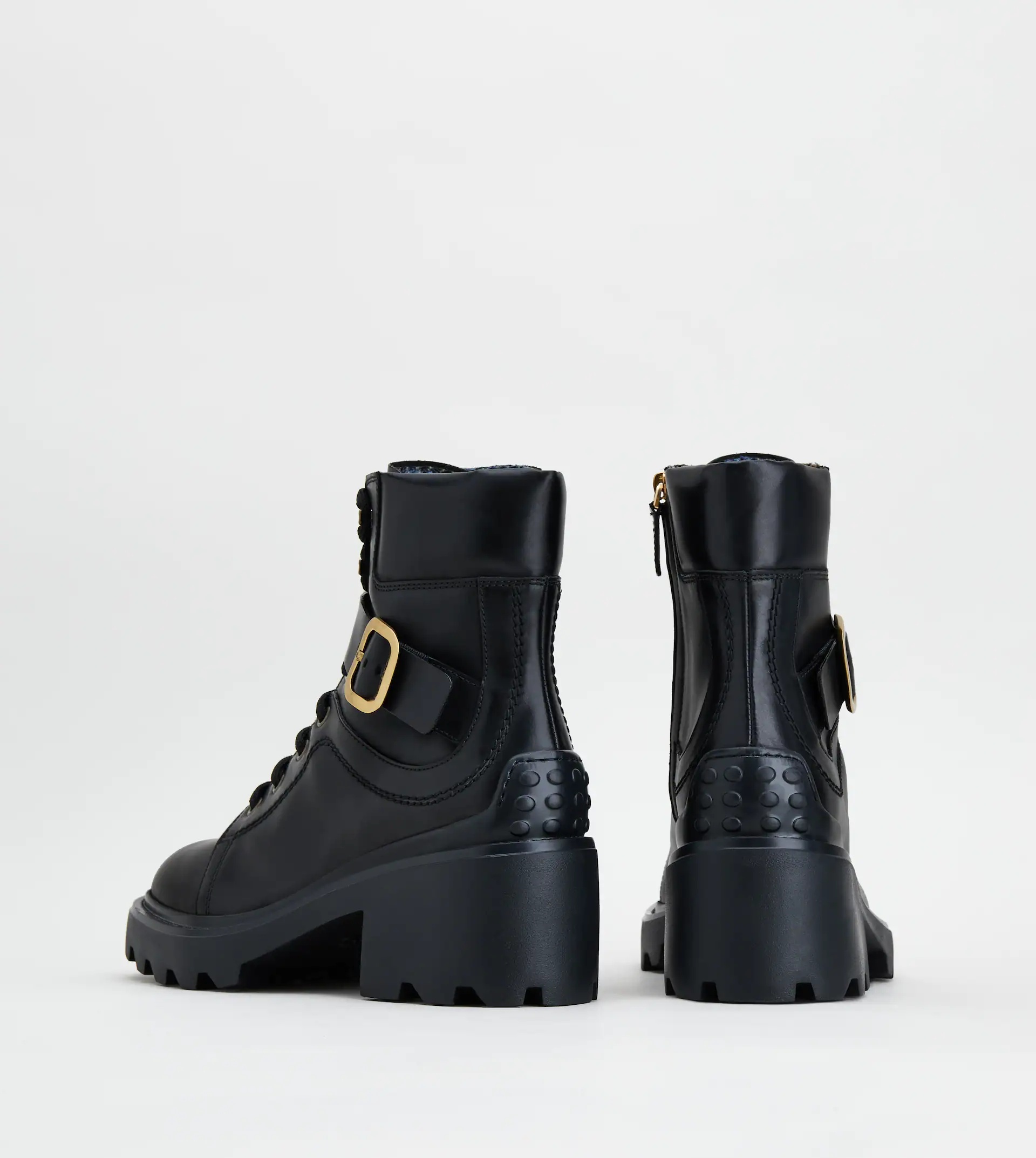 BOOTS IN LEATHER - BLACK - 3