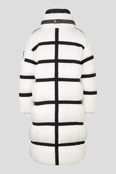 BOGNER Maxi Down coat in White/Black outlook