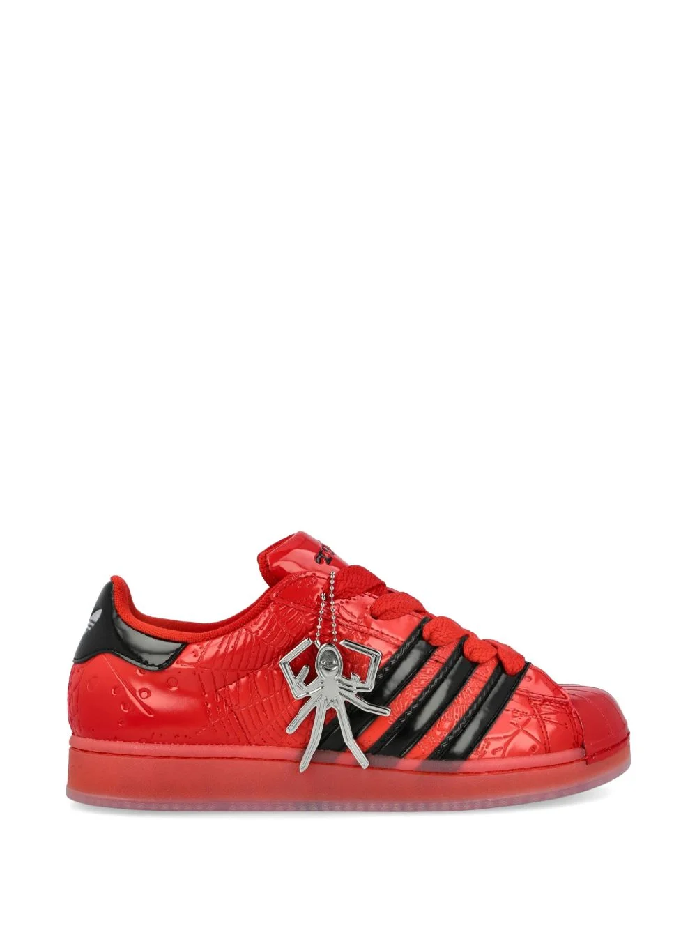 x Sp5der Superstar lace-up sneakers - 1