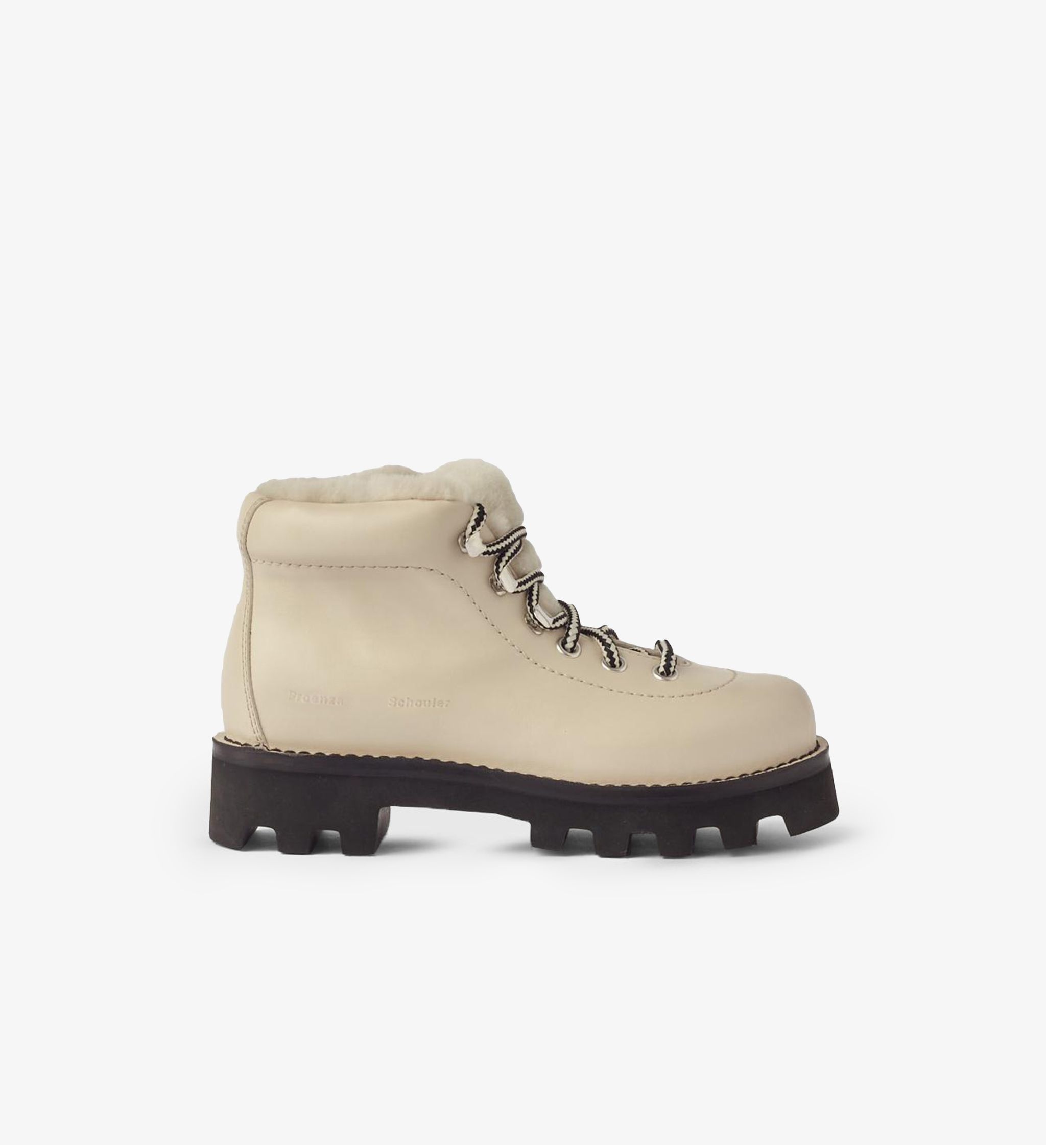 Shearling Lined Hiking Boots - 1