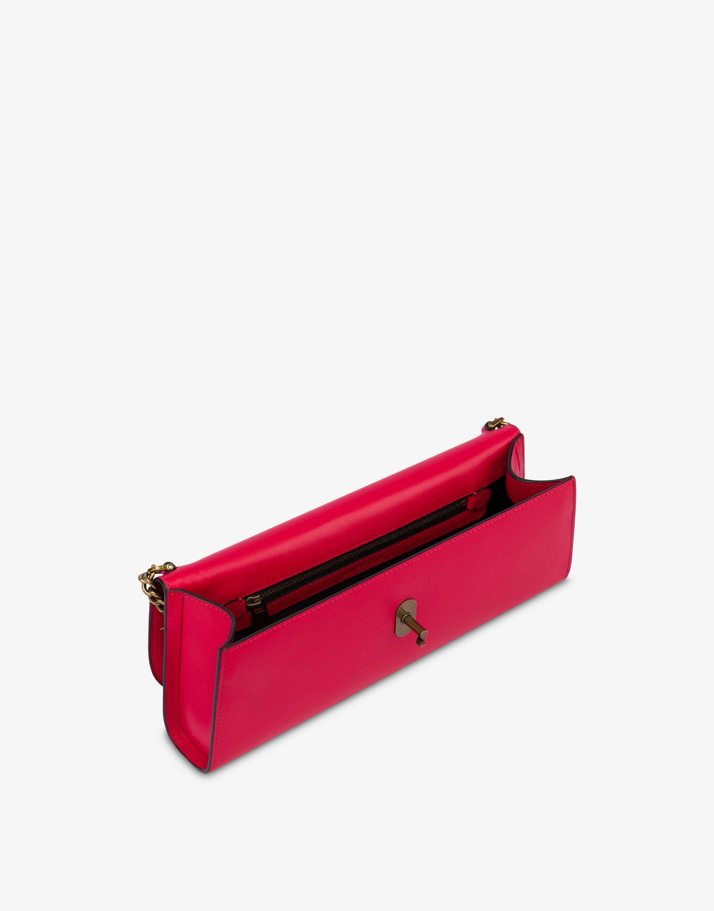 NAPPA LEATHER BAROQUE LOCK CLUTCH - 3