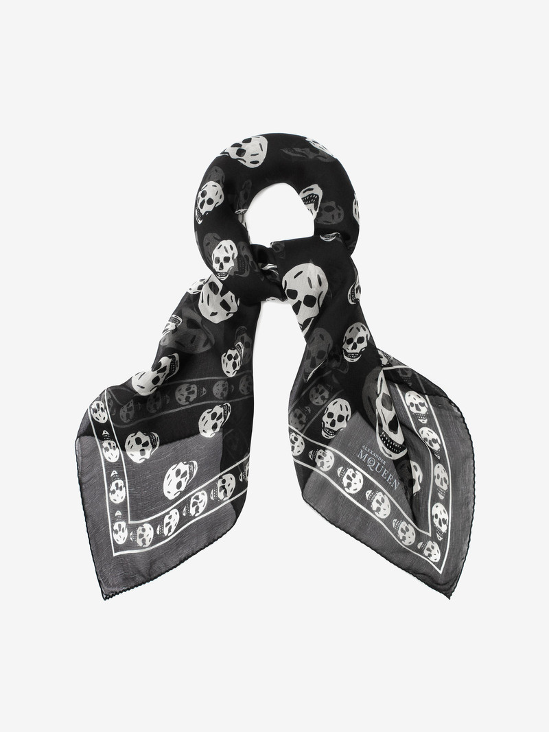 Alexander McQueen Classic Silk Skull Scarf outlook