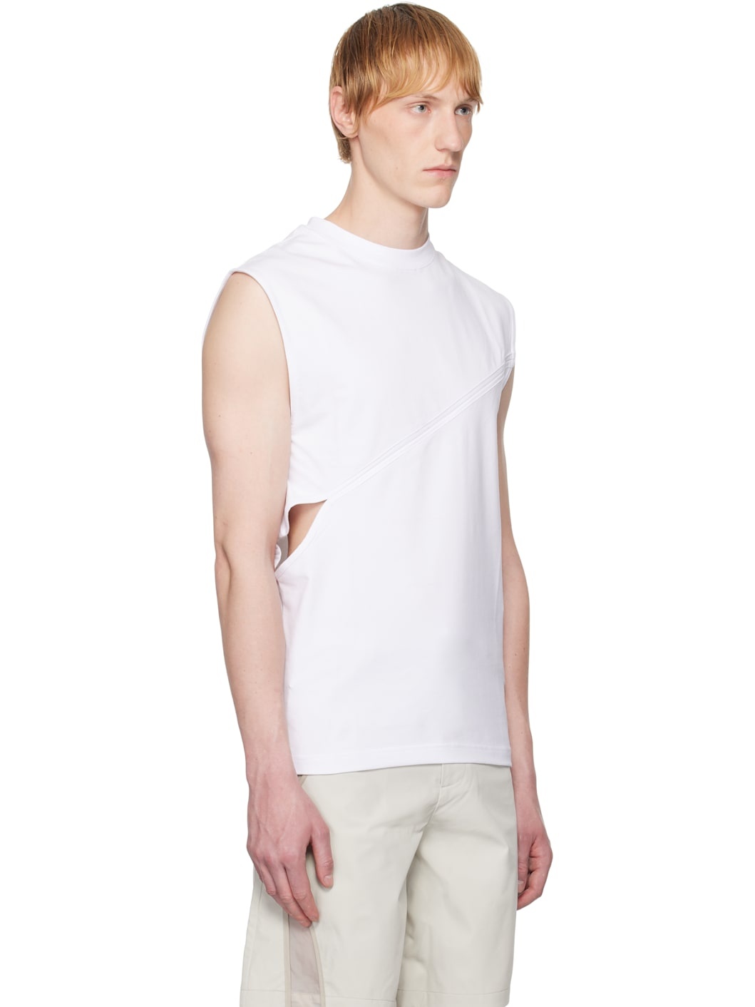 White Pleistos Tank Top - 2