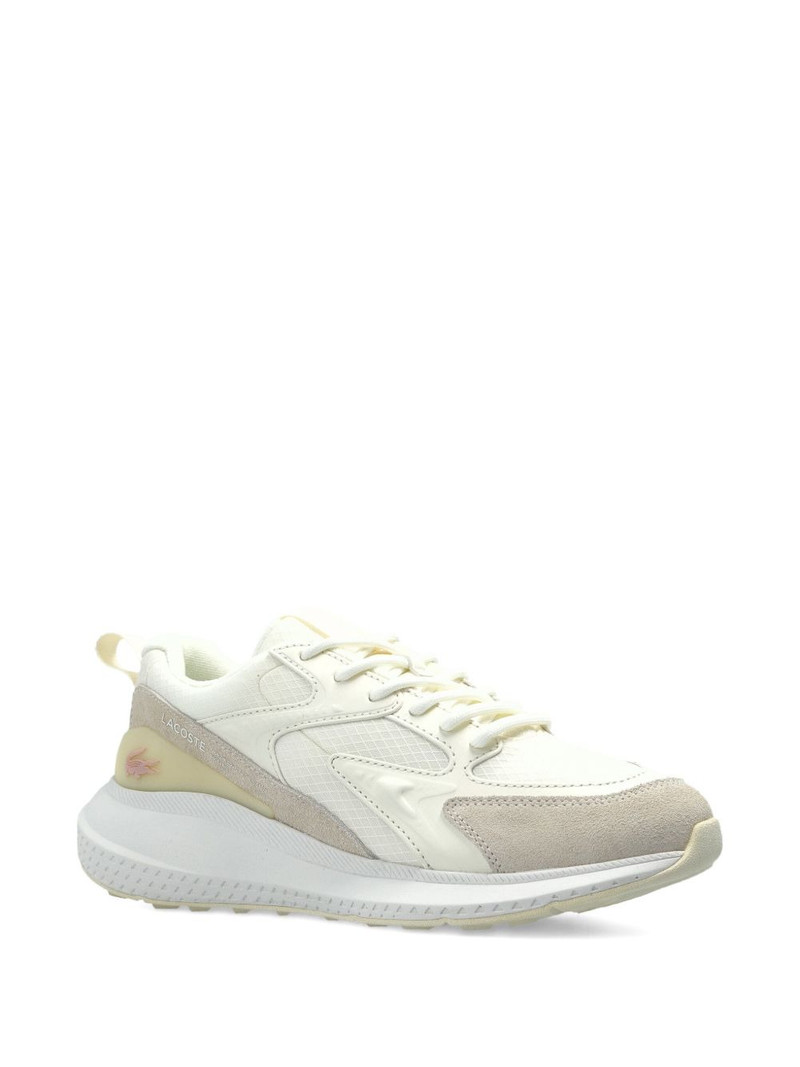 LACOSTE lace-up suede sneakers outlook