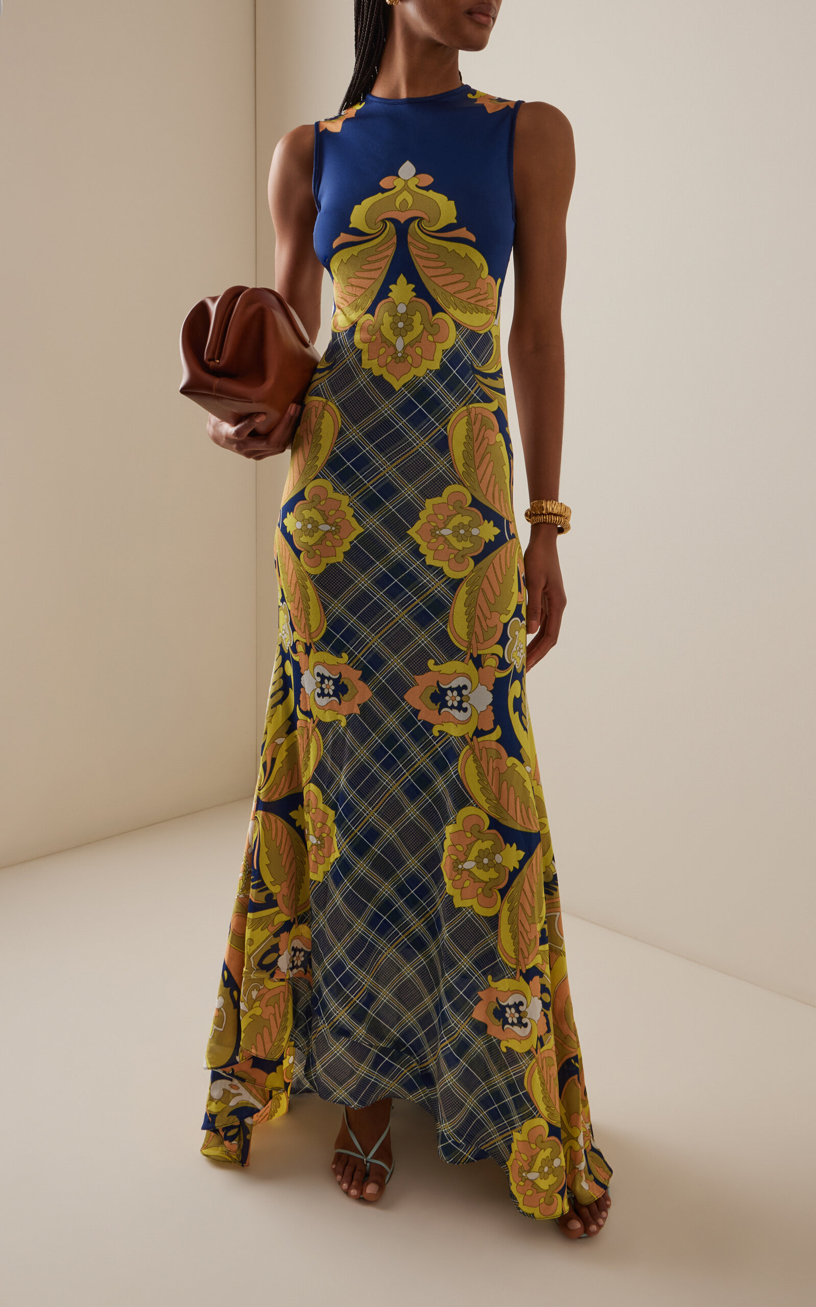 Exclusive Riviera Printed Jersey Dress print - 2