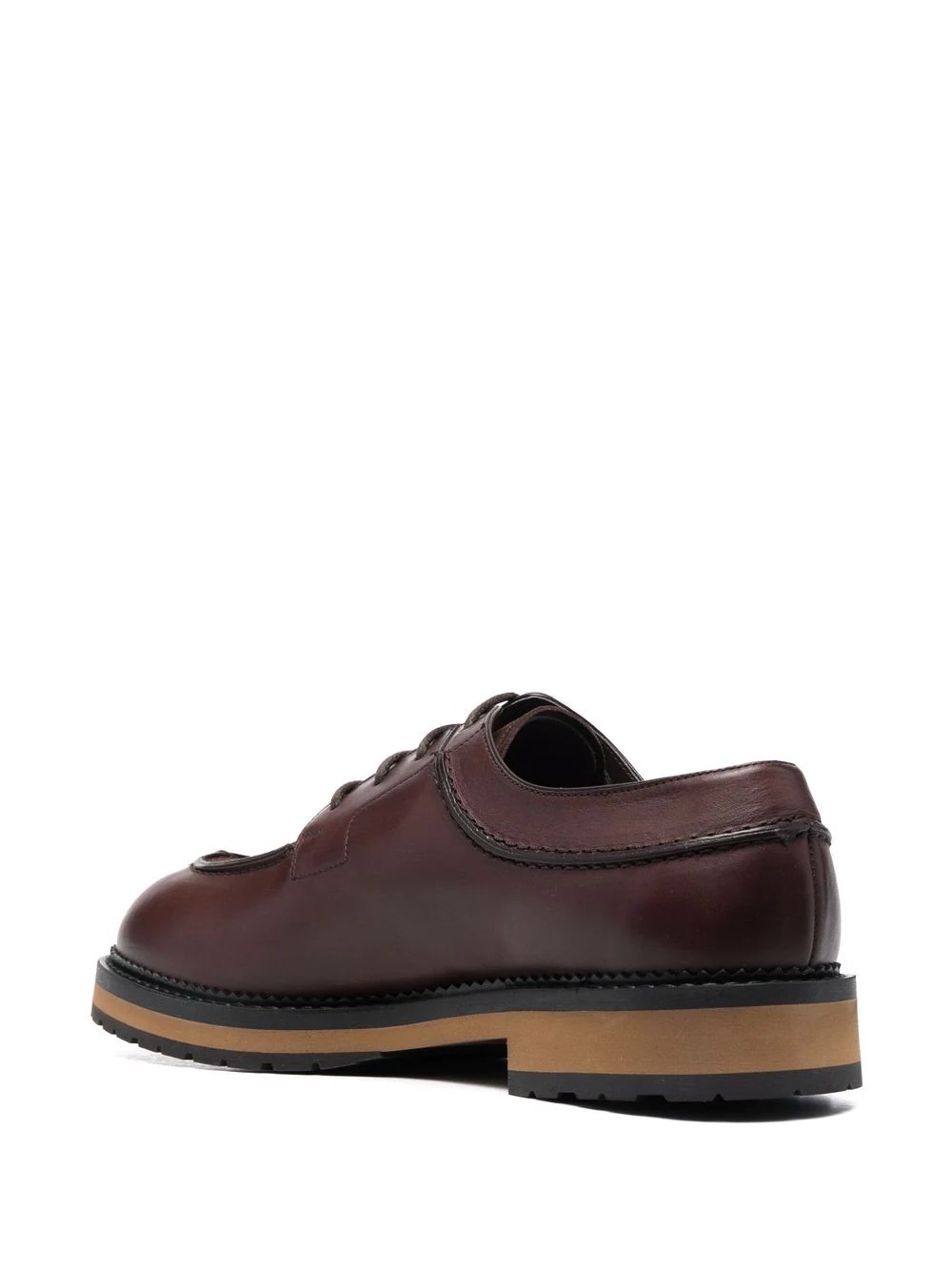 leather lace-up oxford shoes - 3