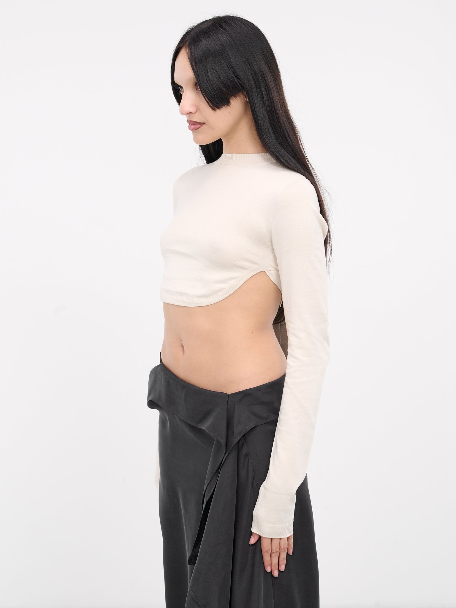 Lida Cinch Belt Crop Top - 2