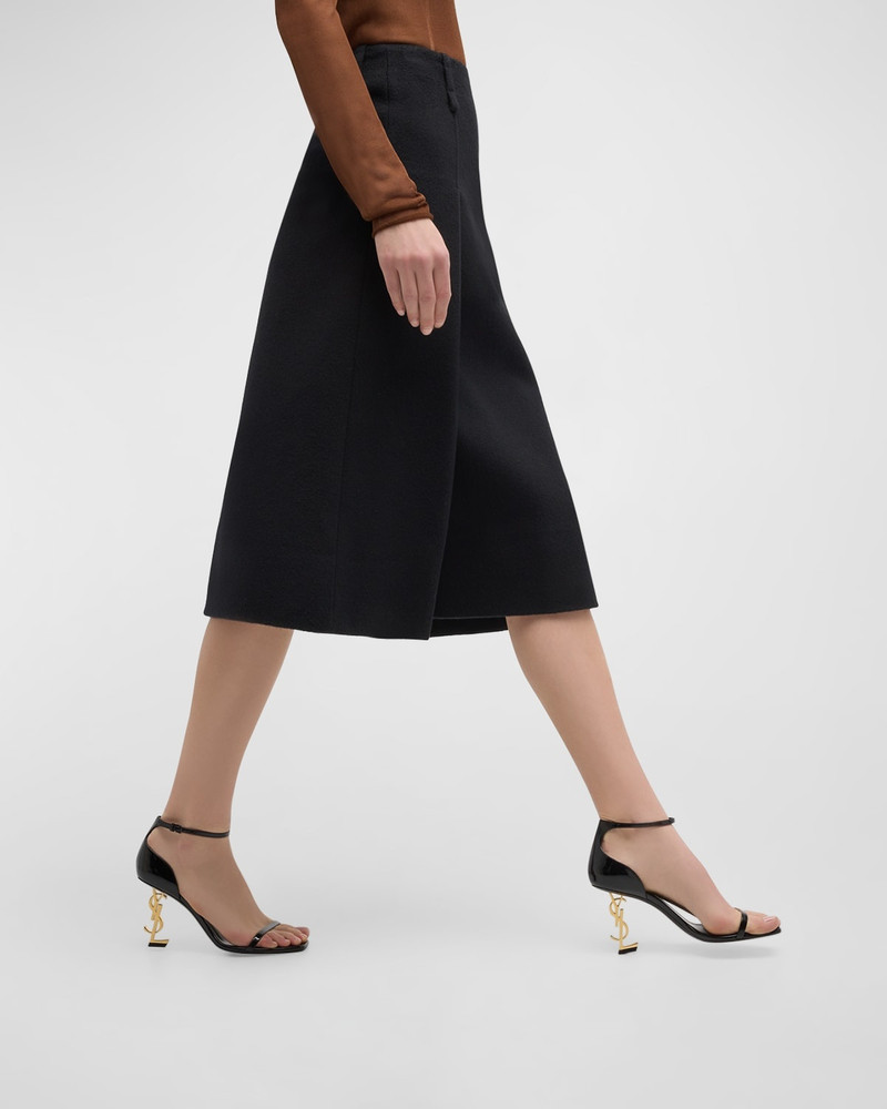 SAINT LAURENT Opyum Patent YSL Ankle-Strap Sandals outlook