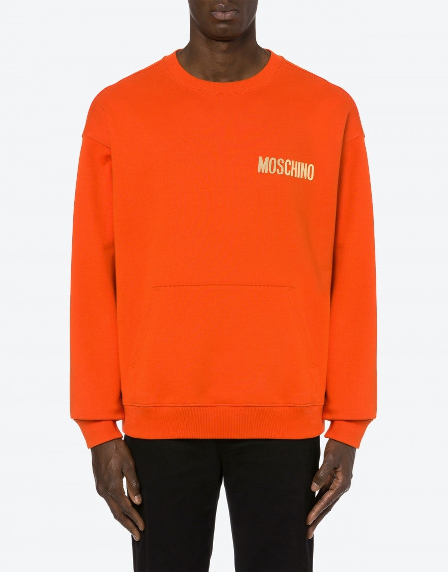 METALLIC LOGO ORGANIC COTTON SWEATSHIRT - 2