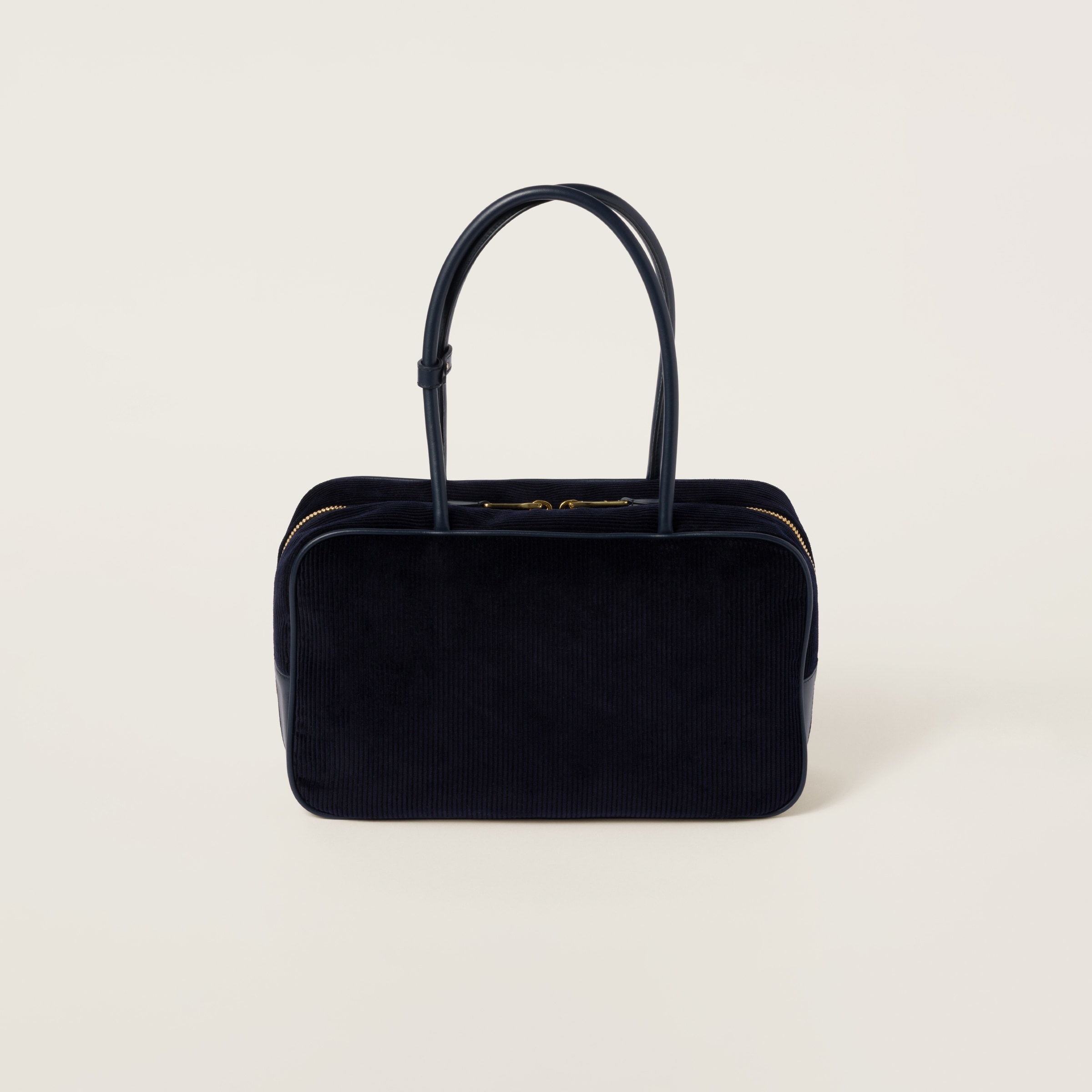 Beau corduroy top-handle bag - 3