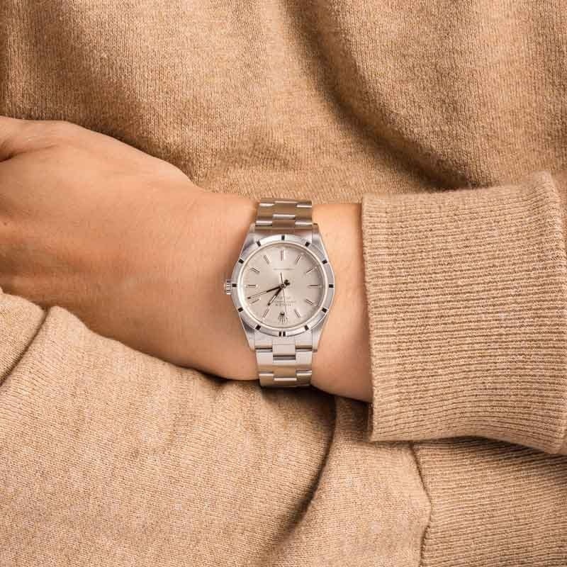 Rolex Air-King 14010 Silver Dial - 5