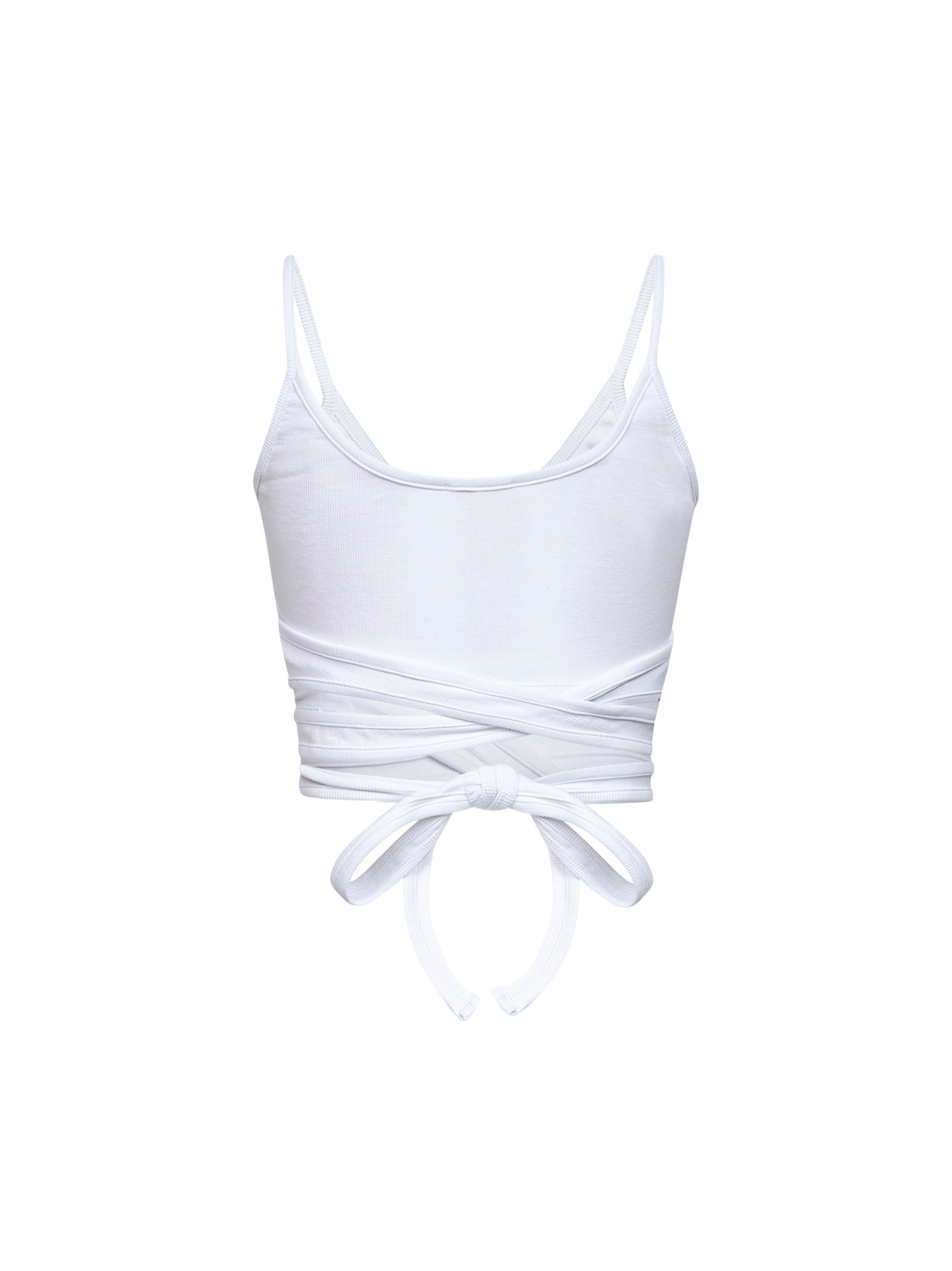 White ribbed cotton T-Leya-Tail top - 2