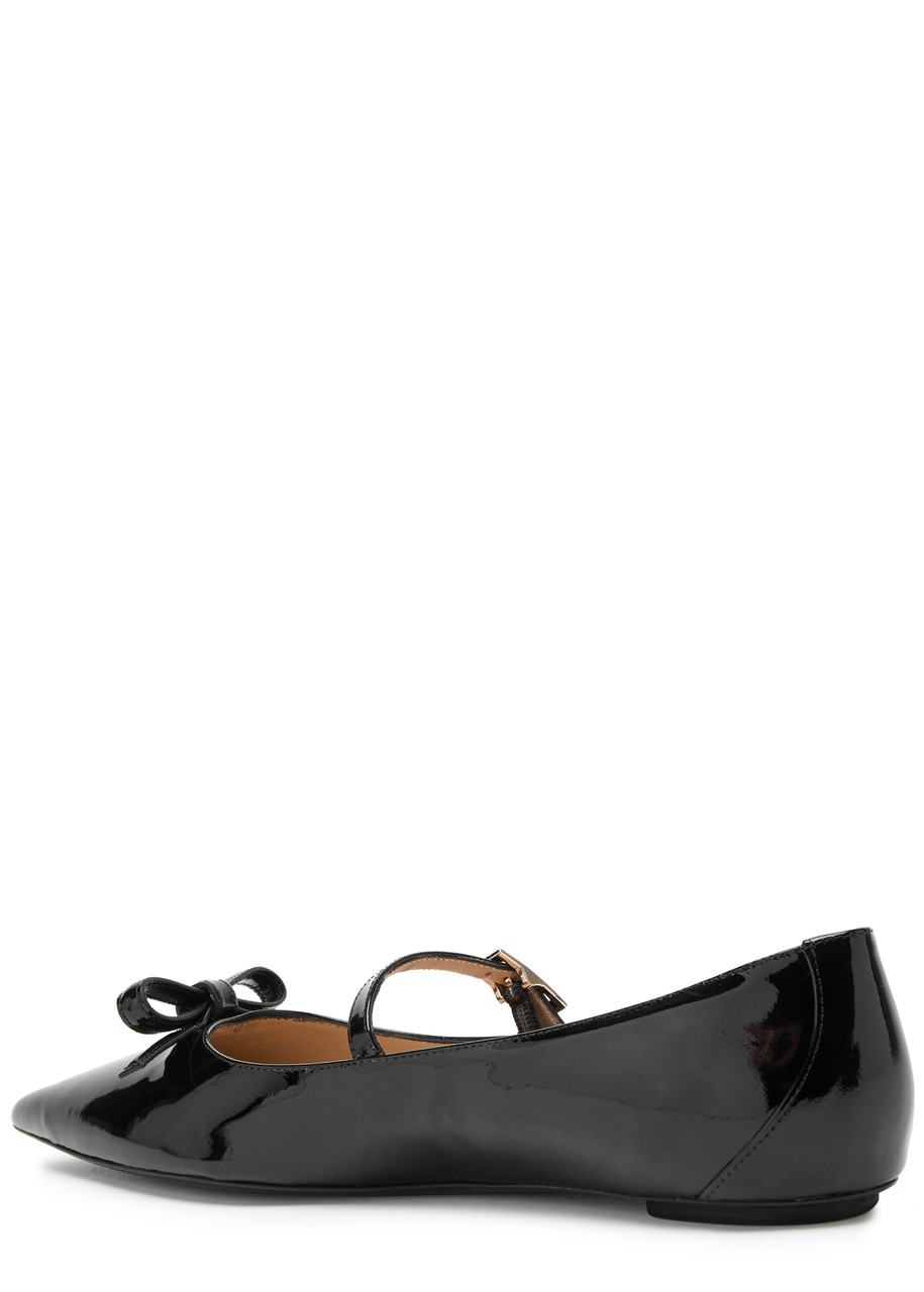 Stuart Weitzman Felicity Patent Leather Mary Jane Flats - 2