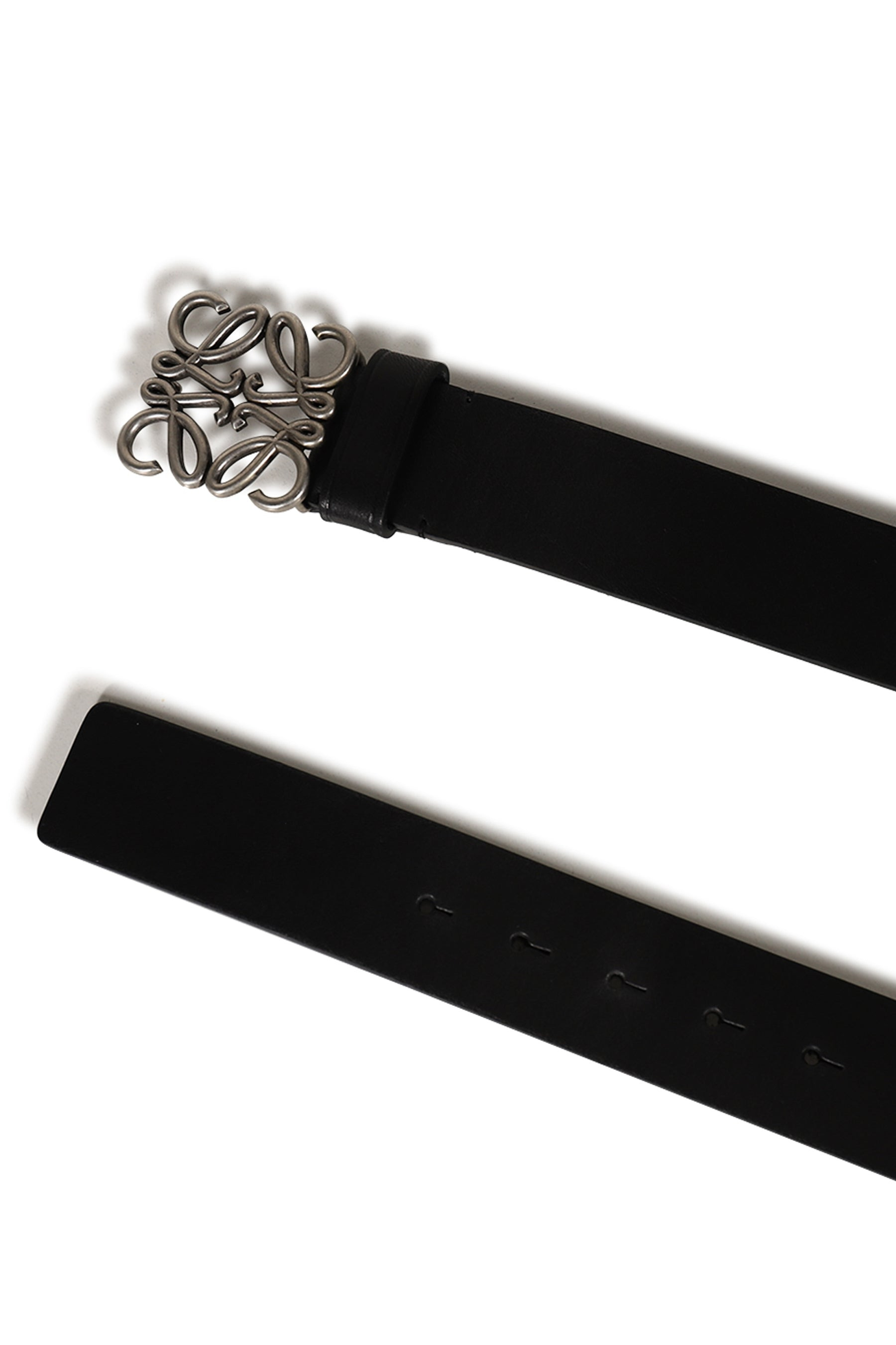 ANAGRAM CHUNKY 4CM BELT / BLK - 4