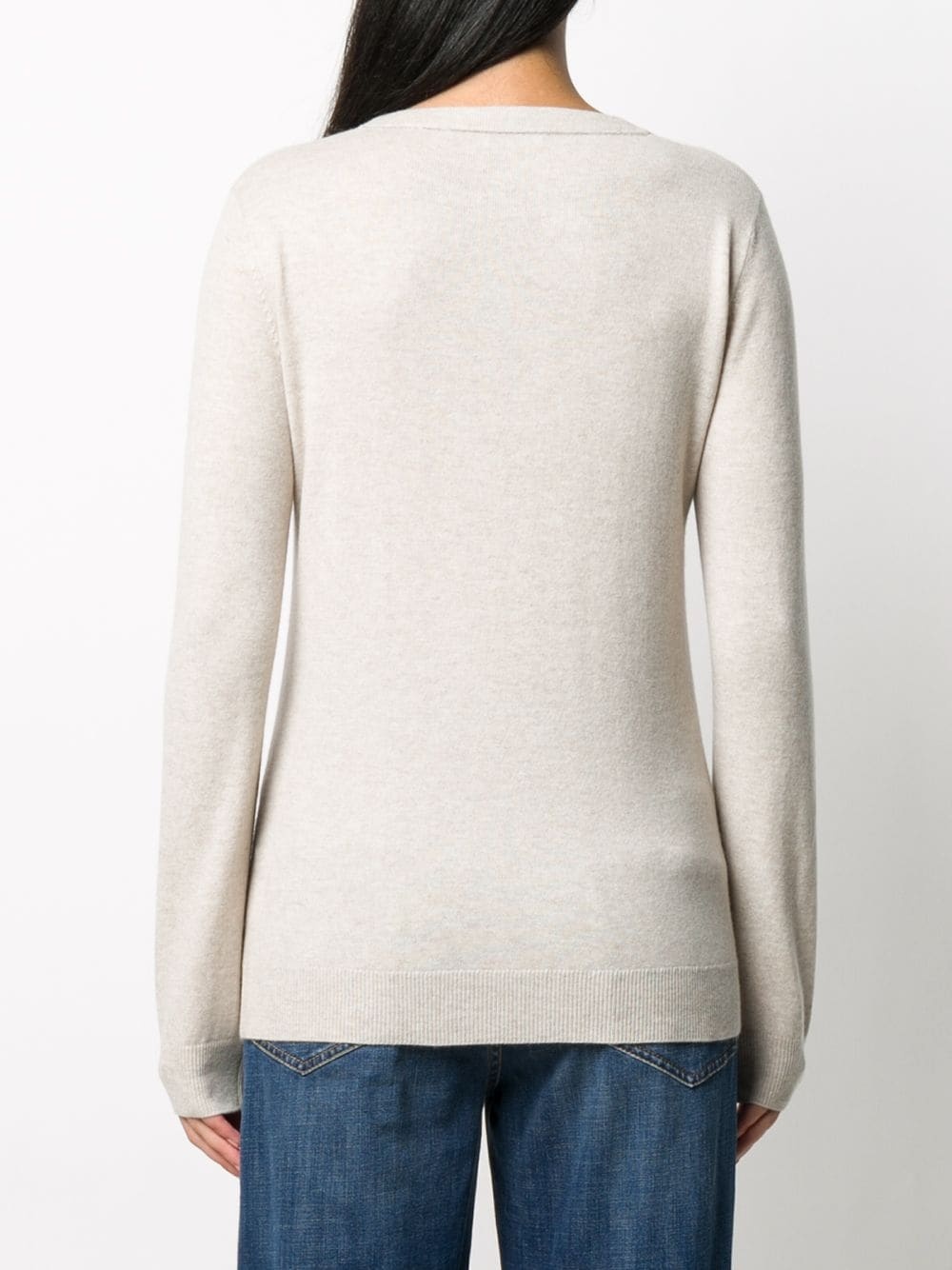 cashmere fitted jumper - 4