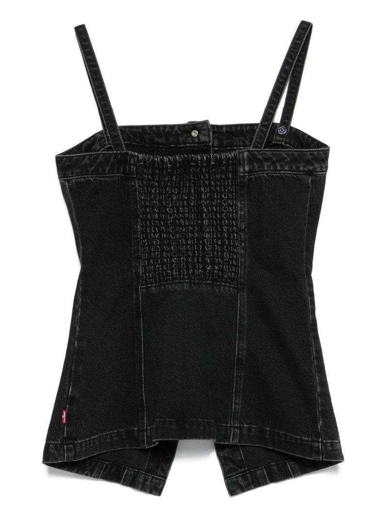 Levi's button-front denim top outlook