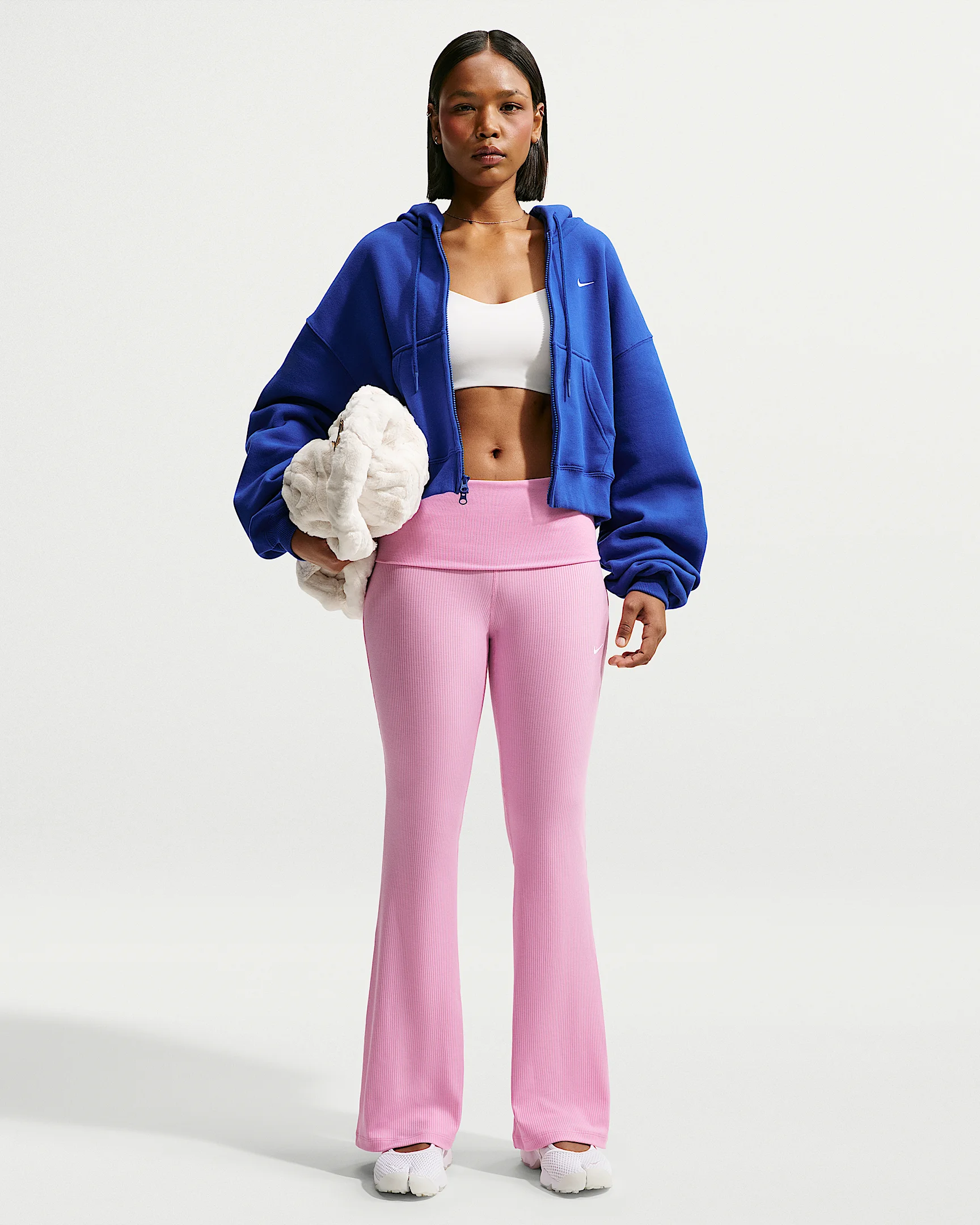 Nike Sportswear Chill Knit Women's Mid-Rise Tight Ribbed Pants - 1