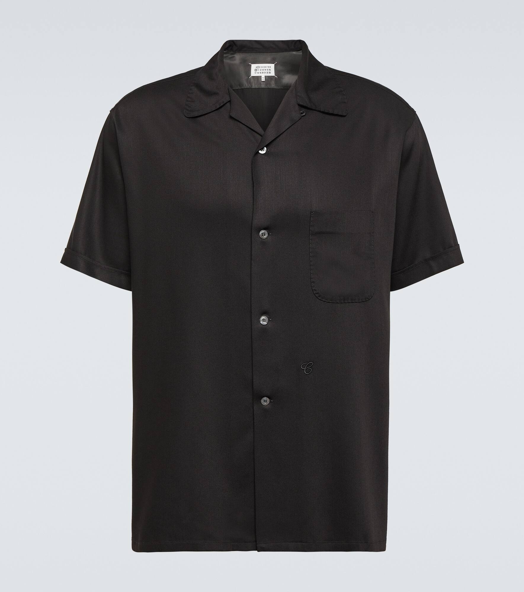 C embroidered twill shirt - 1