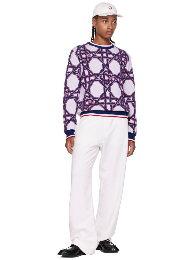 CASABLANCA Multicolor 'Le Monogramme D'osier' Sweater outlook