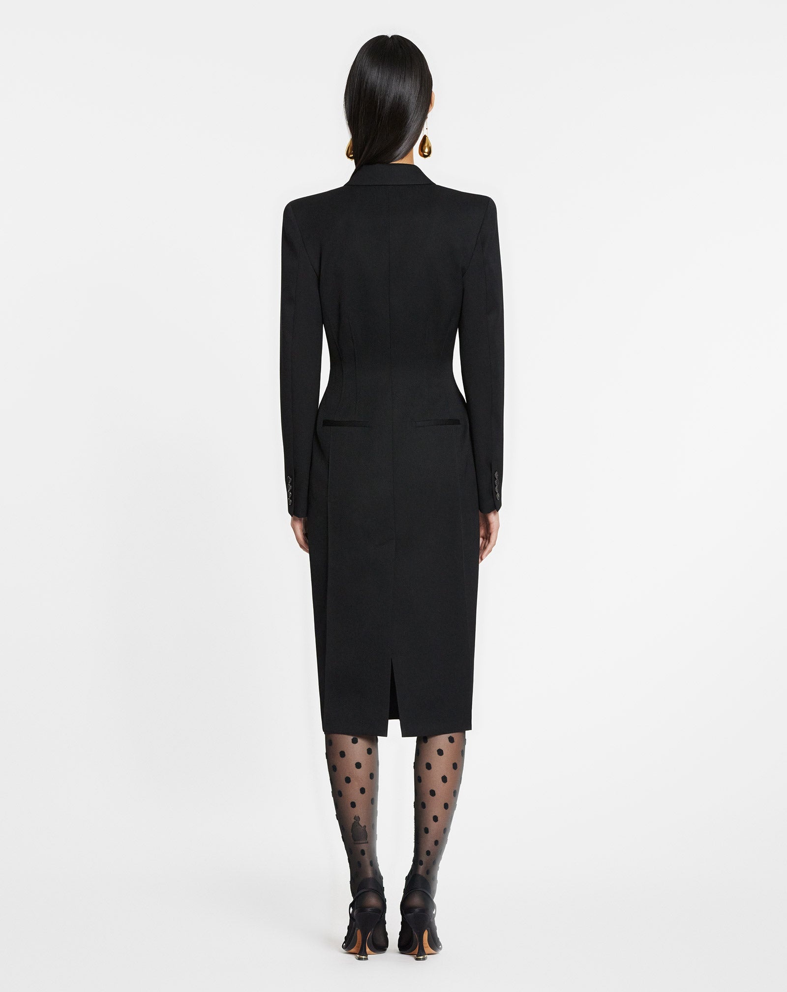 TAILORED MIDI DRESS - 3