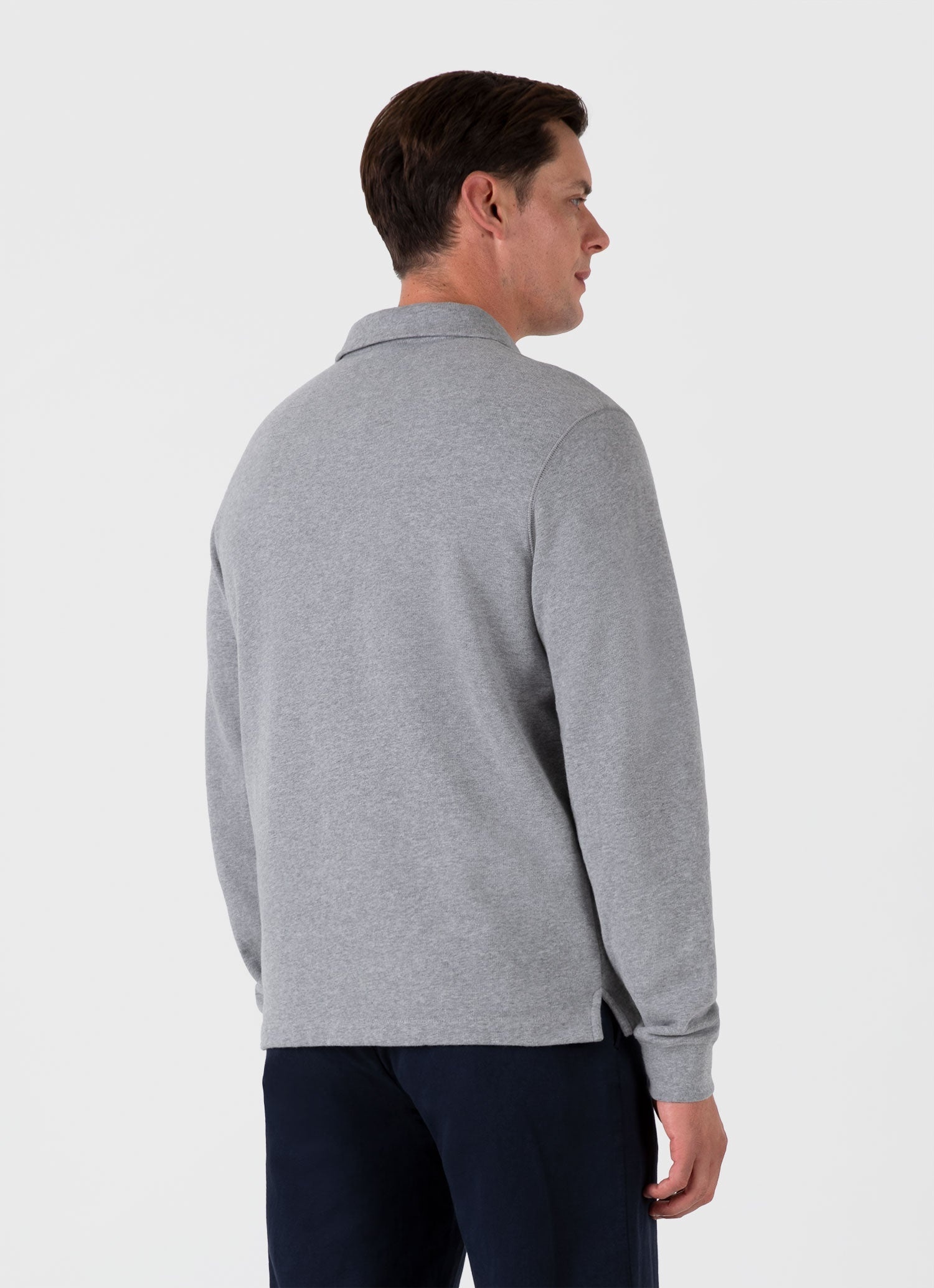 Loopback Polo Sweatshirt - 5