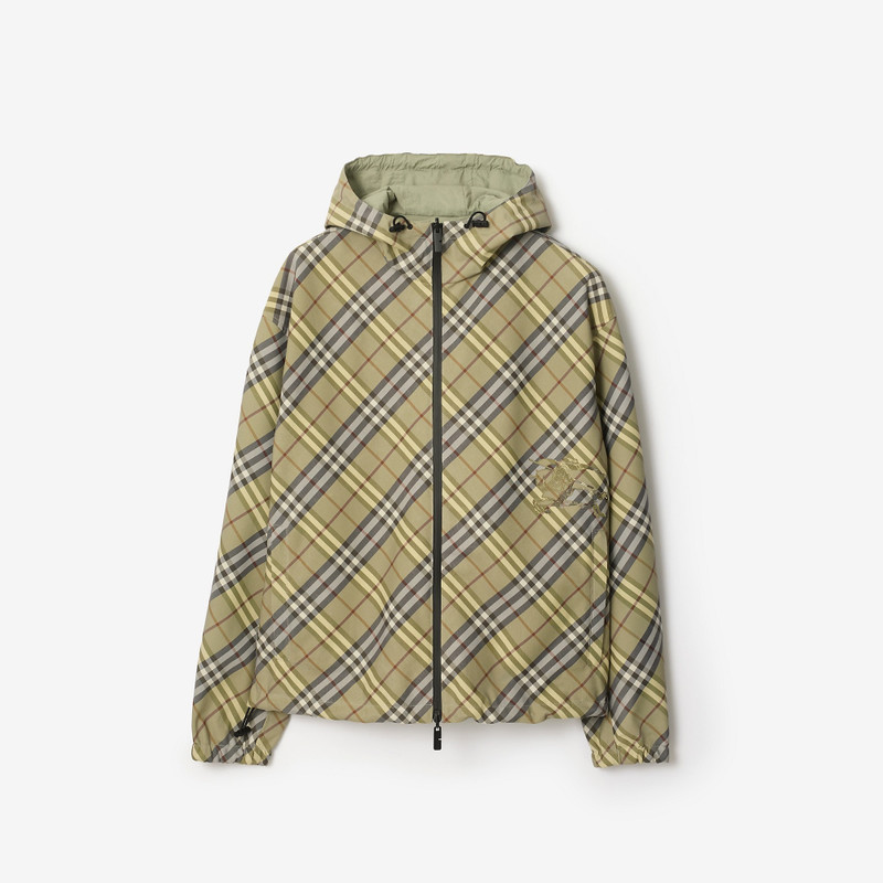 Reversible Check Hooded Jacket 1