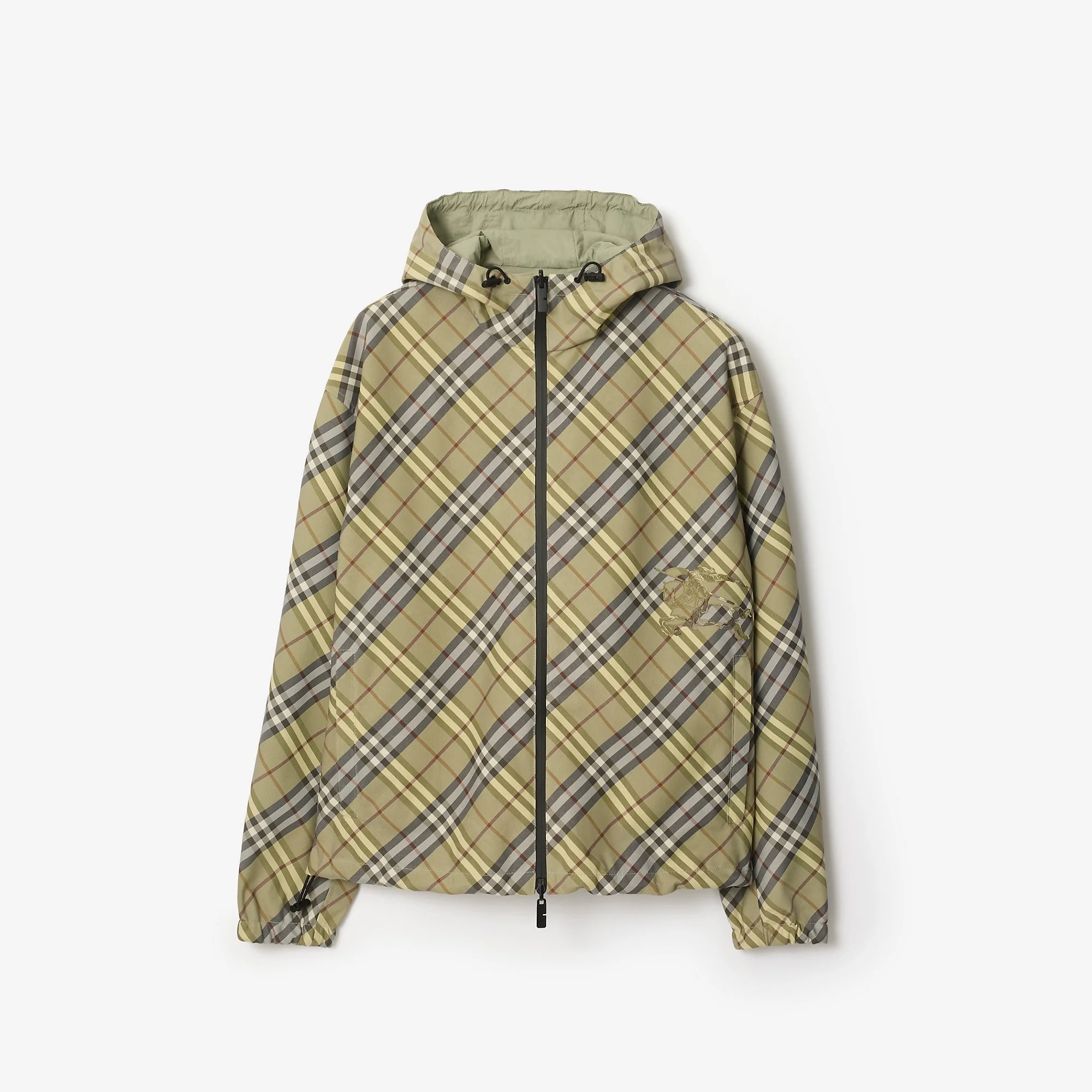 Reversible Check Hooded Jacket - 1