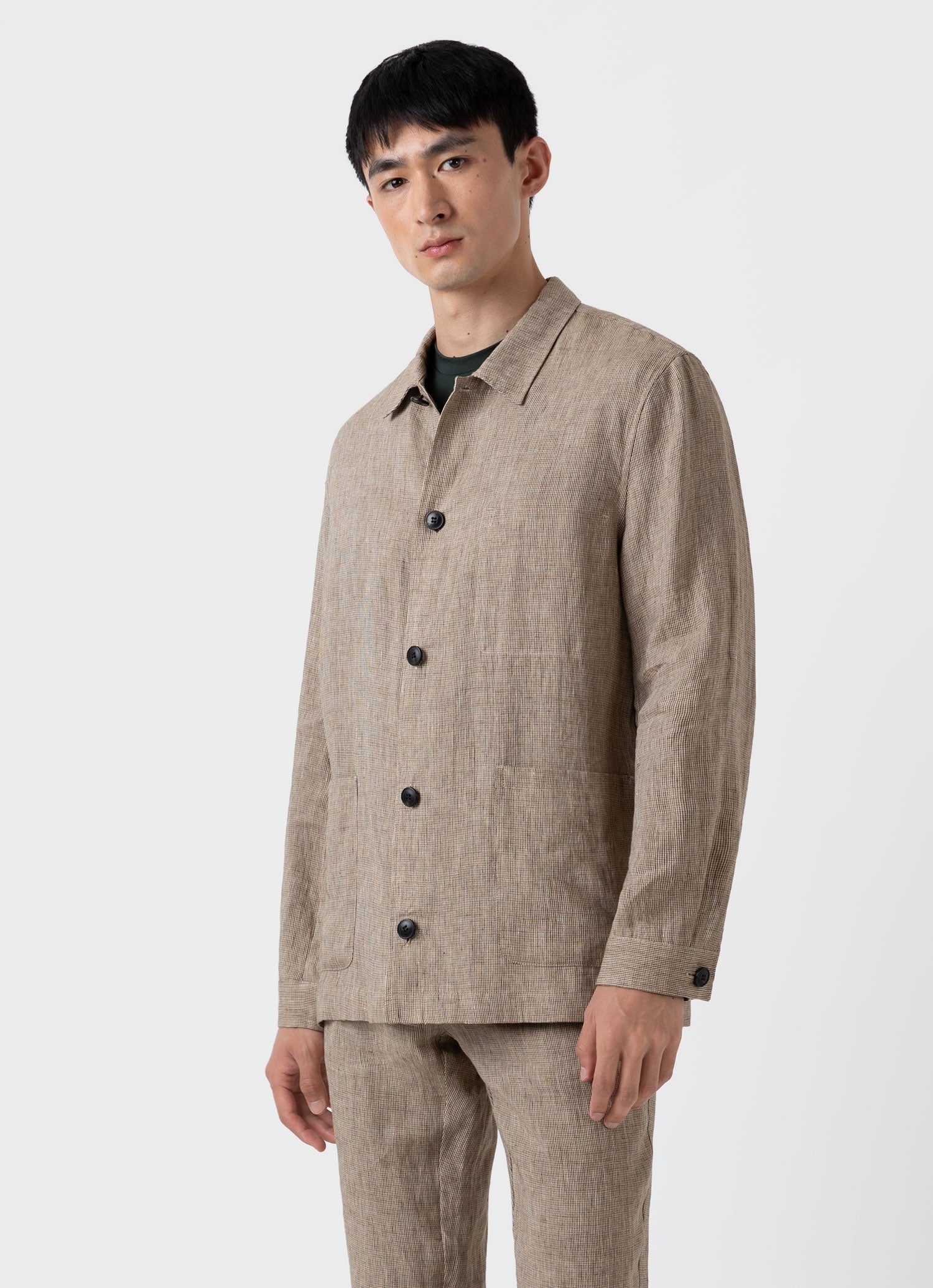 Linen Twin Pocket Jacket - 2