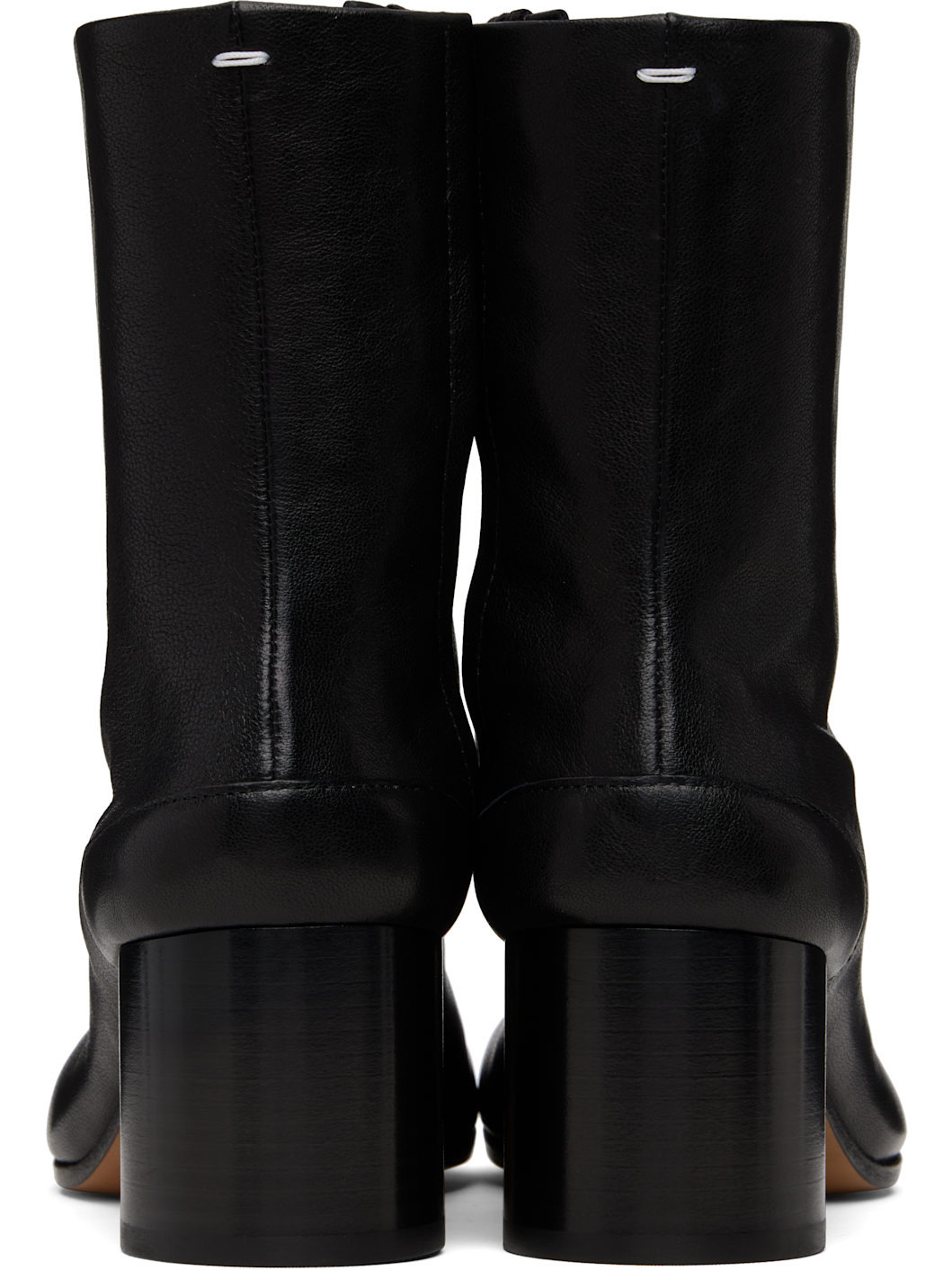 Black Tabi Ankle Boots - 2
