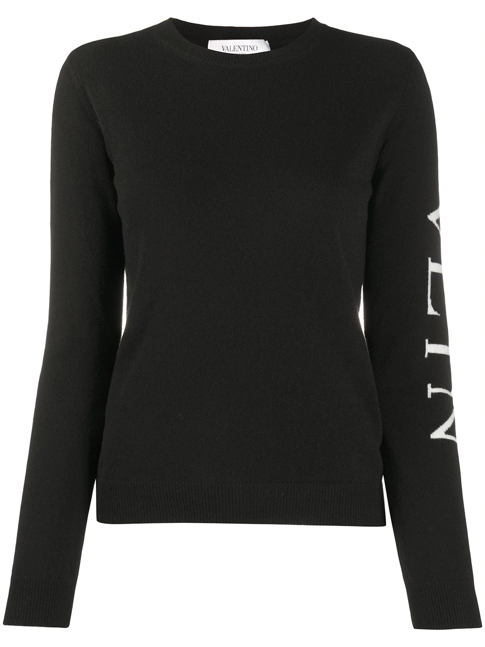 VLTN-logo knitted top - 1