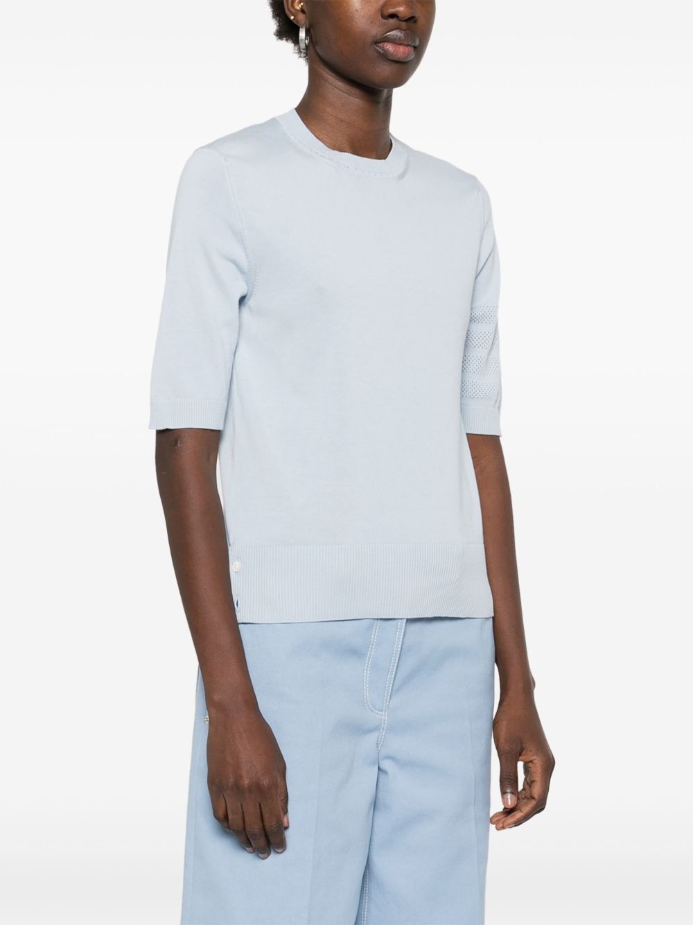 THOM BROWNE - Women Jersey Stitch SS Tee - 2