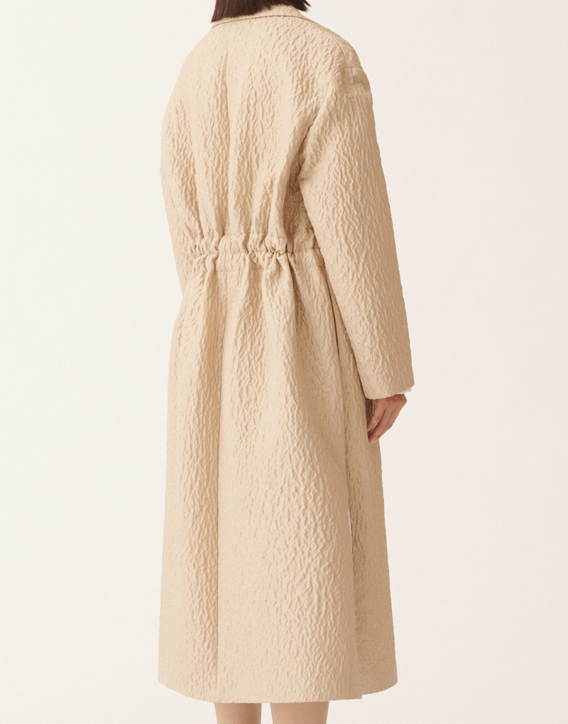 Embossed jacquard coat 5