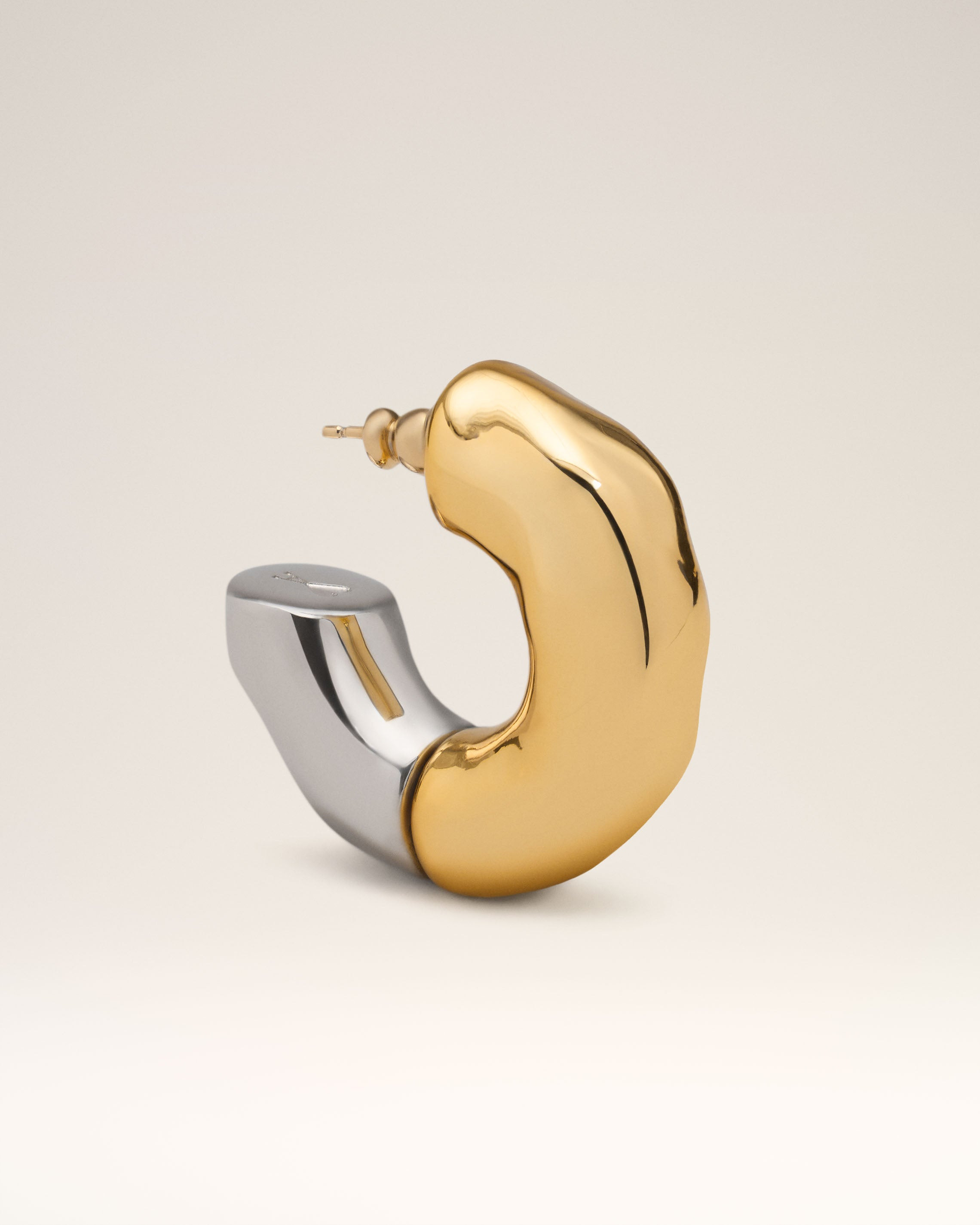 GOLD BRASS DUNE HOOPS - 4