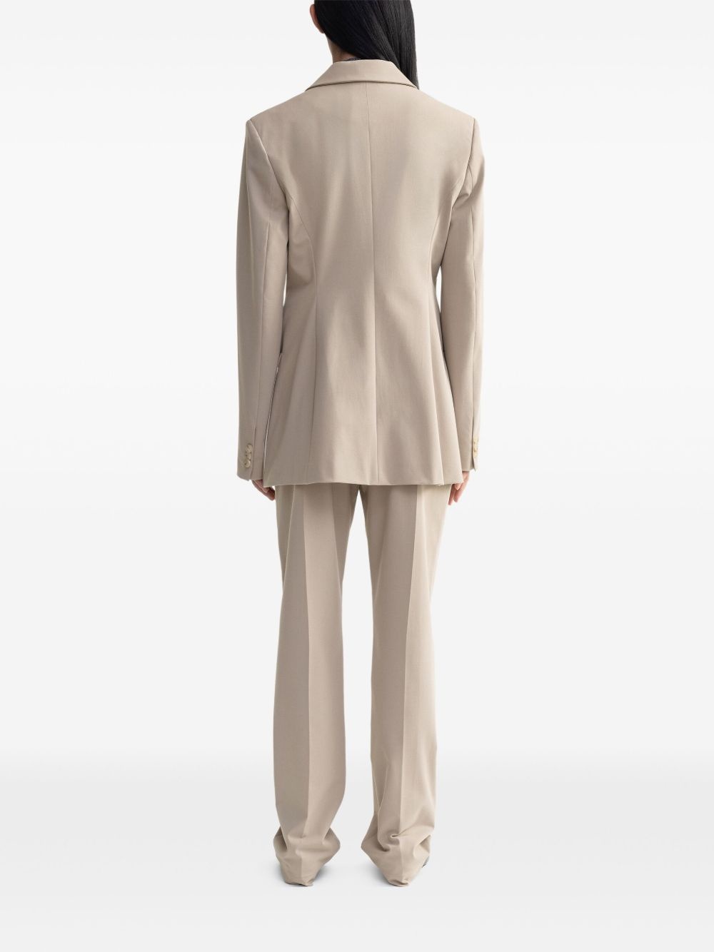 fitted-waist blazer - 3