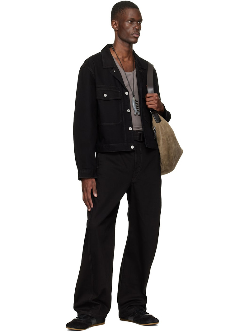 Lemaire Black Soft Runner Sneakers outlook