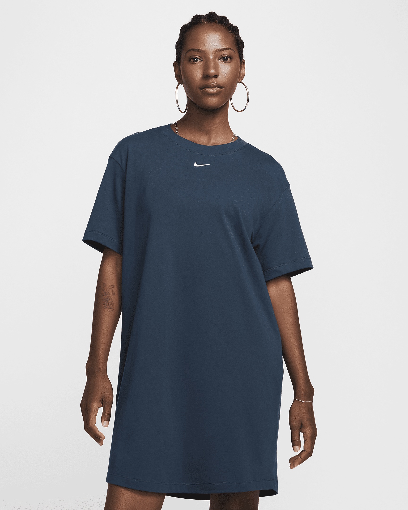 Nike long t shirt dress online