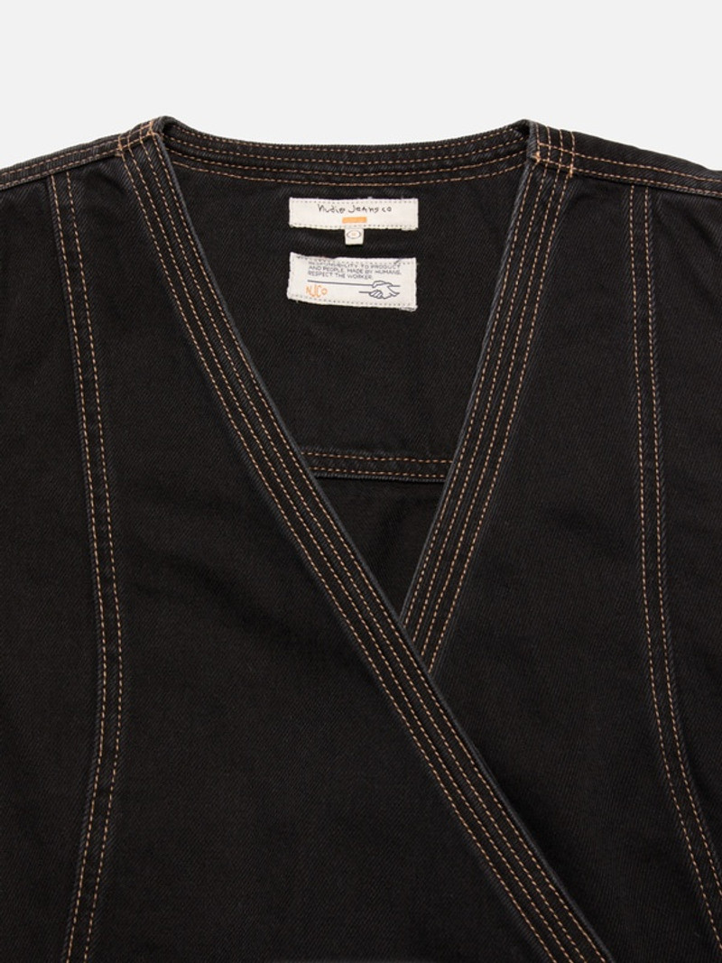 Wiveka Wrap Denim Dress 4