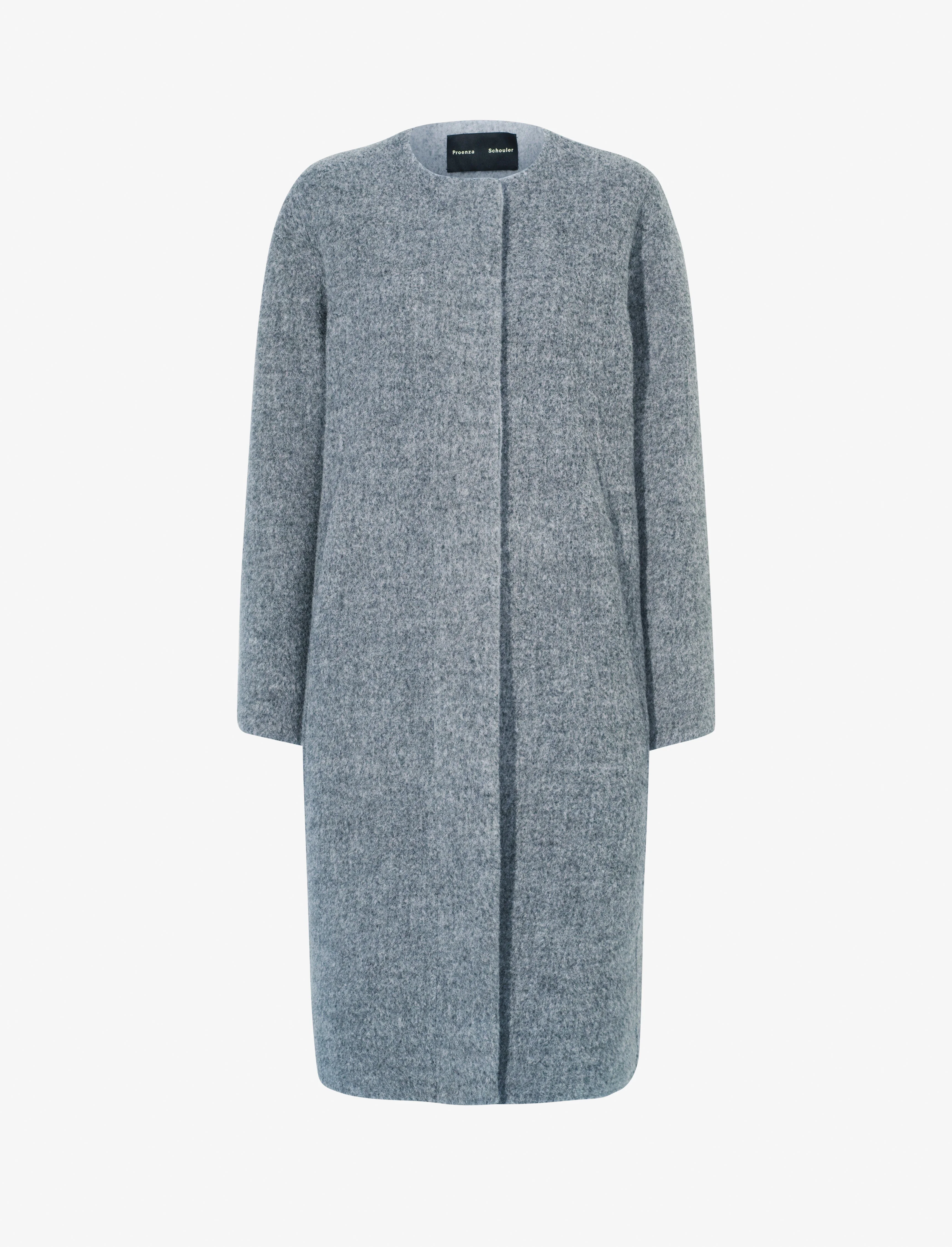 Albers Coat in Textured Double Face Wool - 1