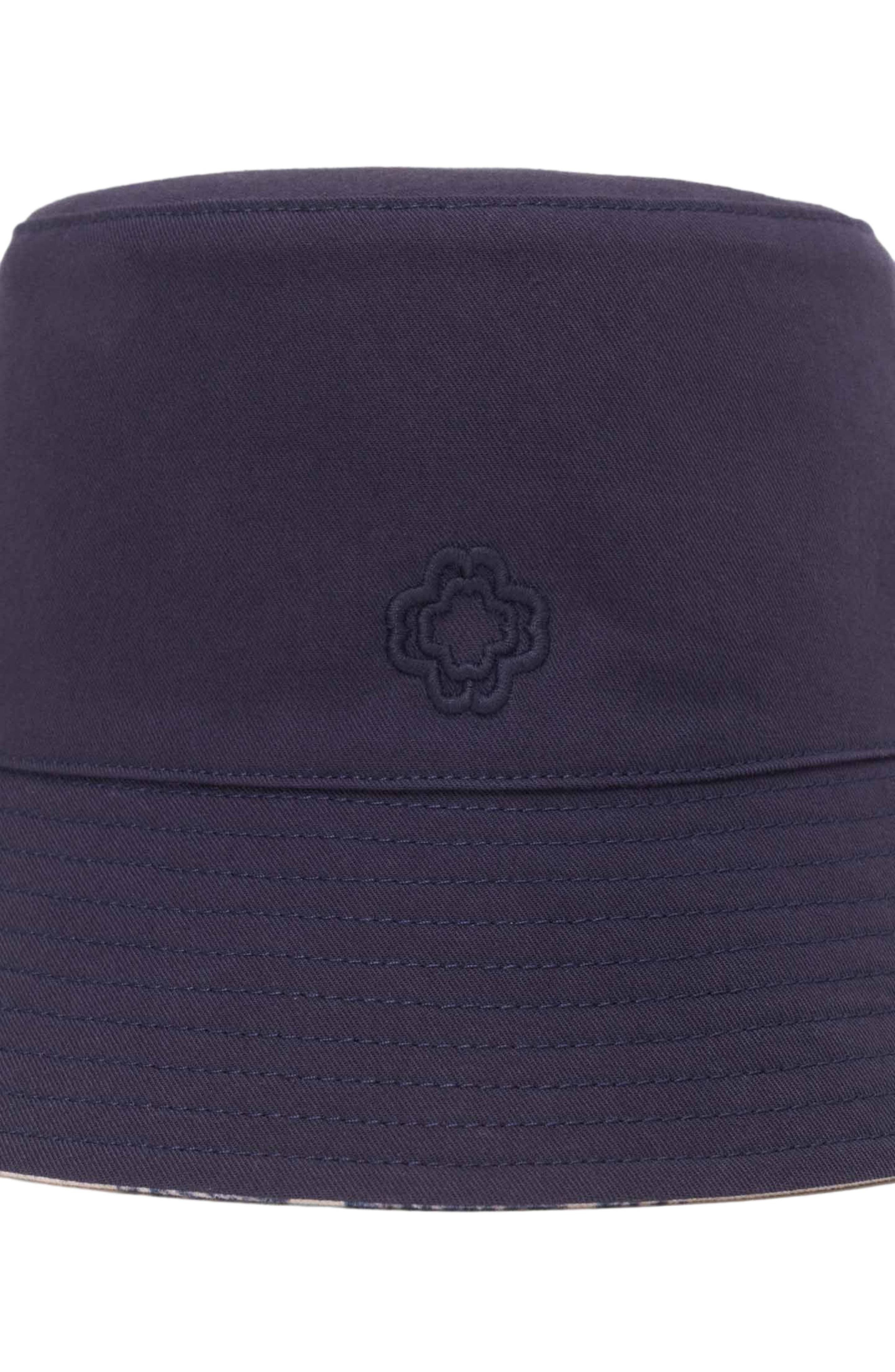 maje Reversible fruit print bucket hat in Navy at Nordstrom - 3