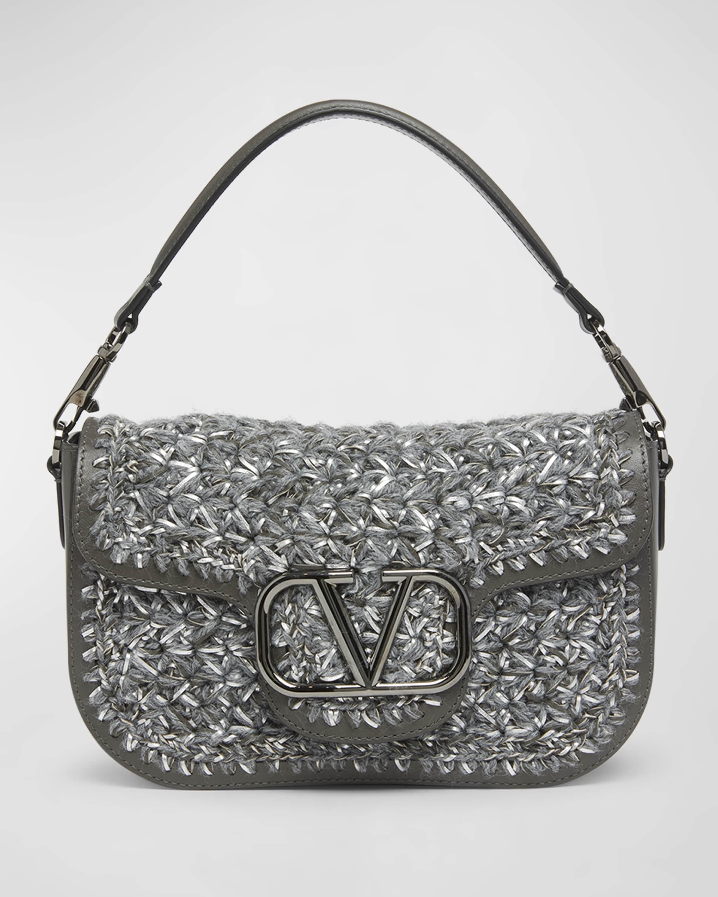 Alltime VLOGO Crochet Wool Shoulder Bag - 1