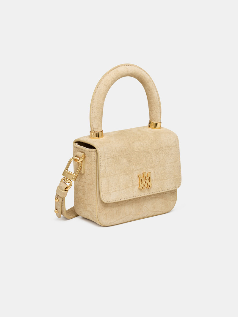 WOMEN'S CROC SUEDE MICRO MA BAG 3