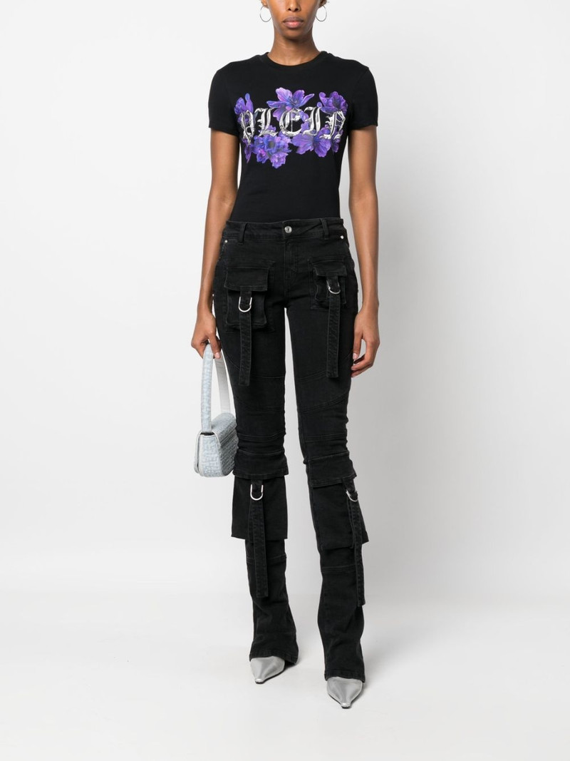 PHILIPP PLEIN logo-print short-sleeved T-shirt outlook