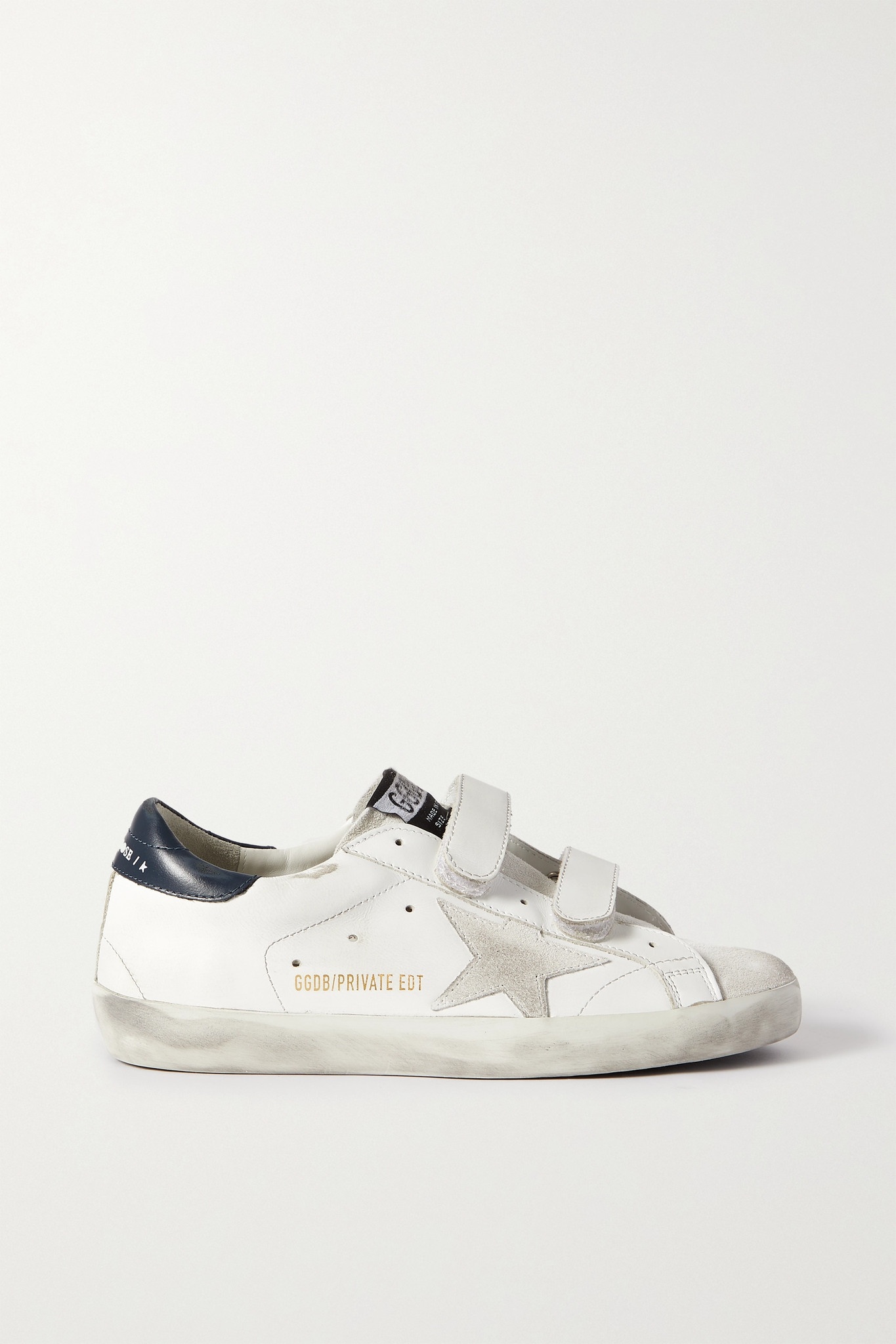 Old School distressed leather sneakers White - 1